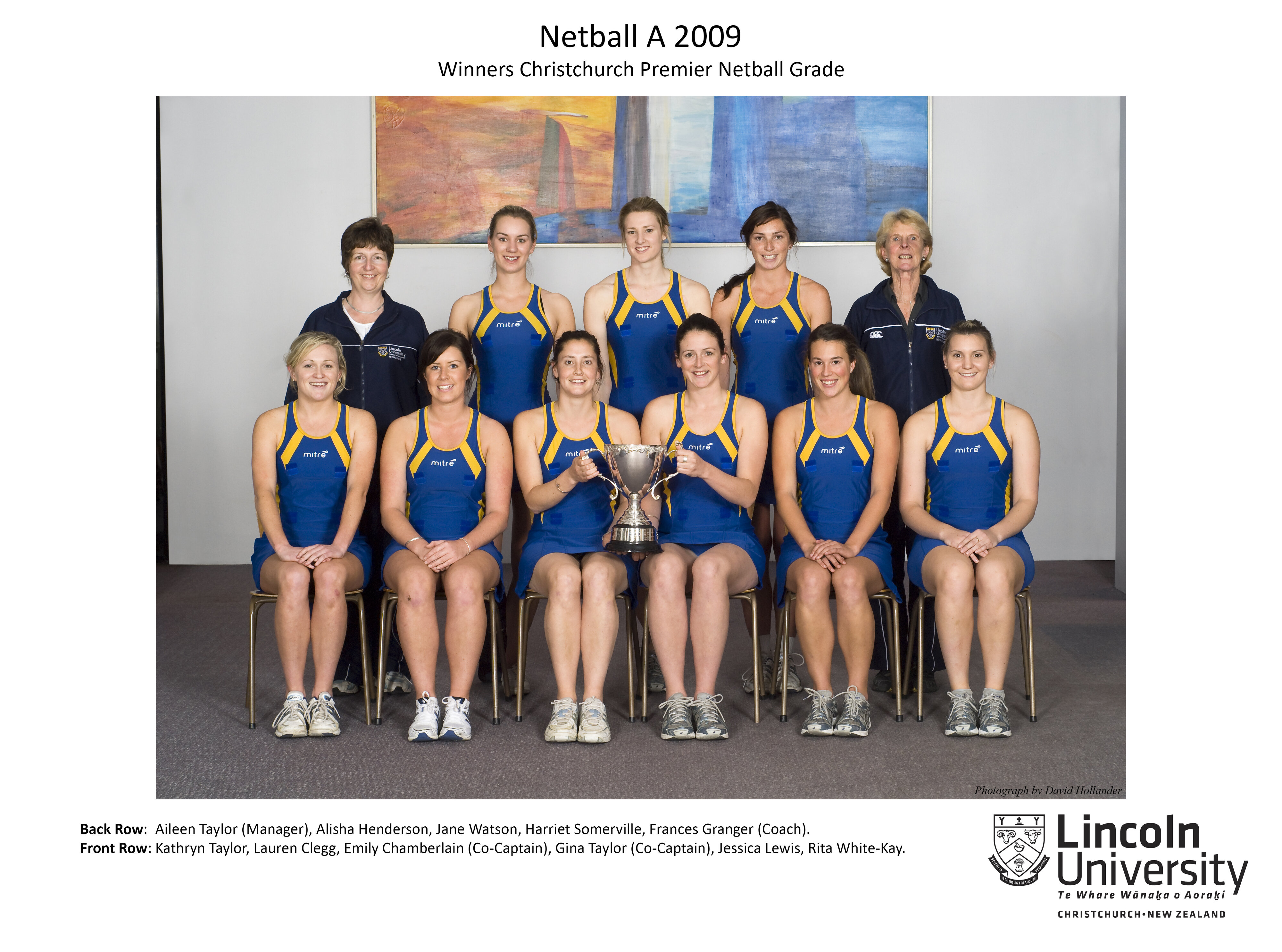 2009 Netball A Team