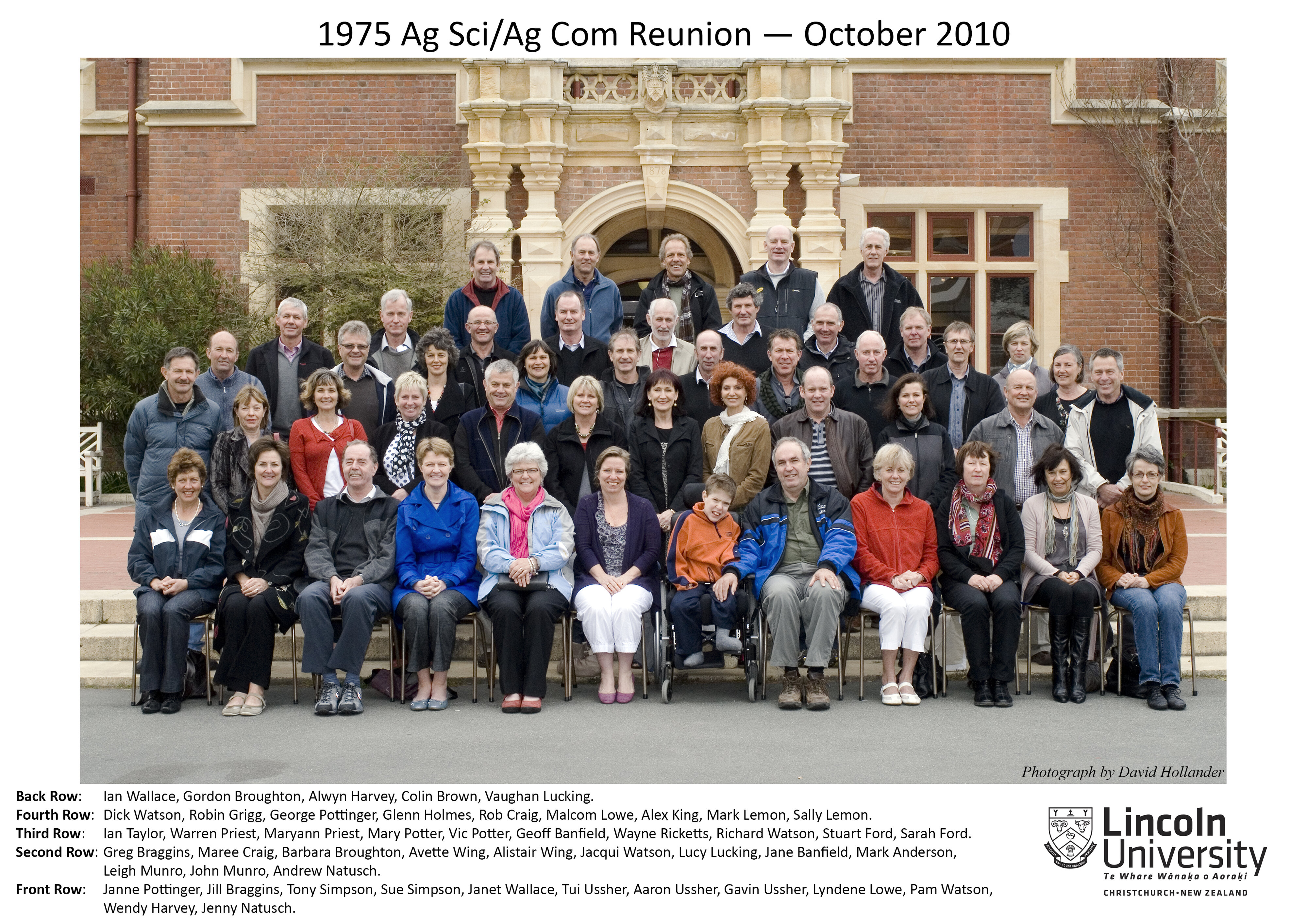 1975 BAgSci/BAgCom Reunion Group, October 2010