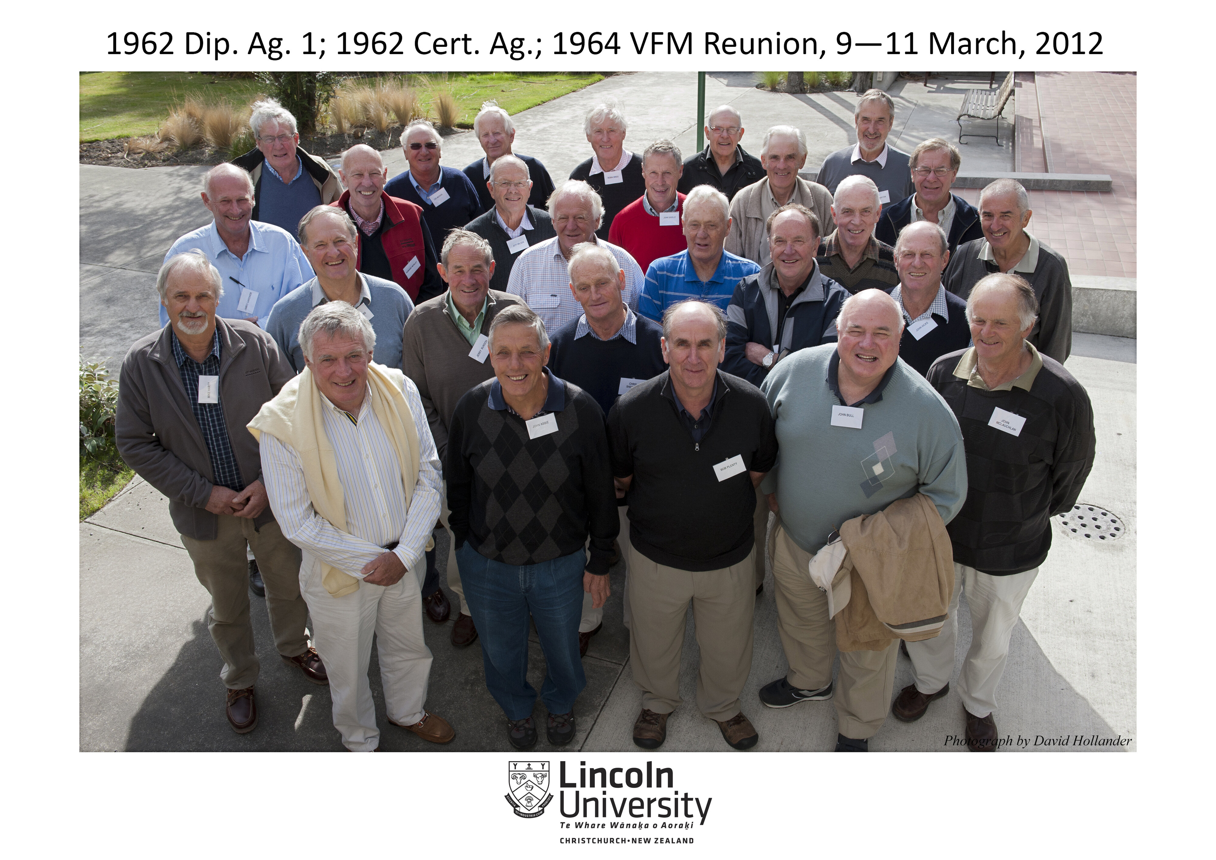 1962 DipAg Reunion, March 2012