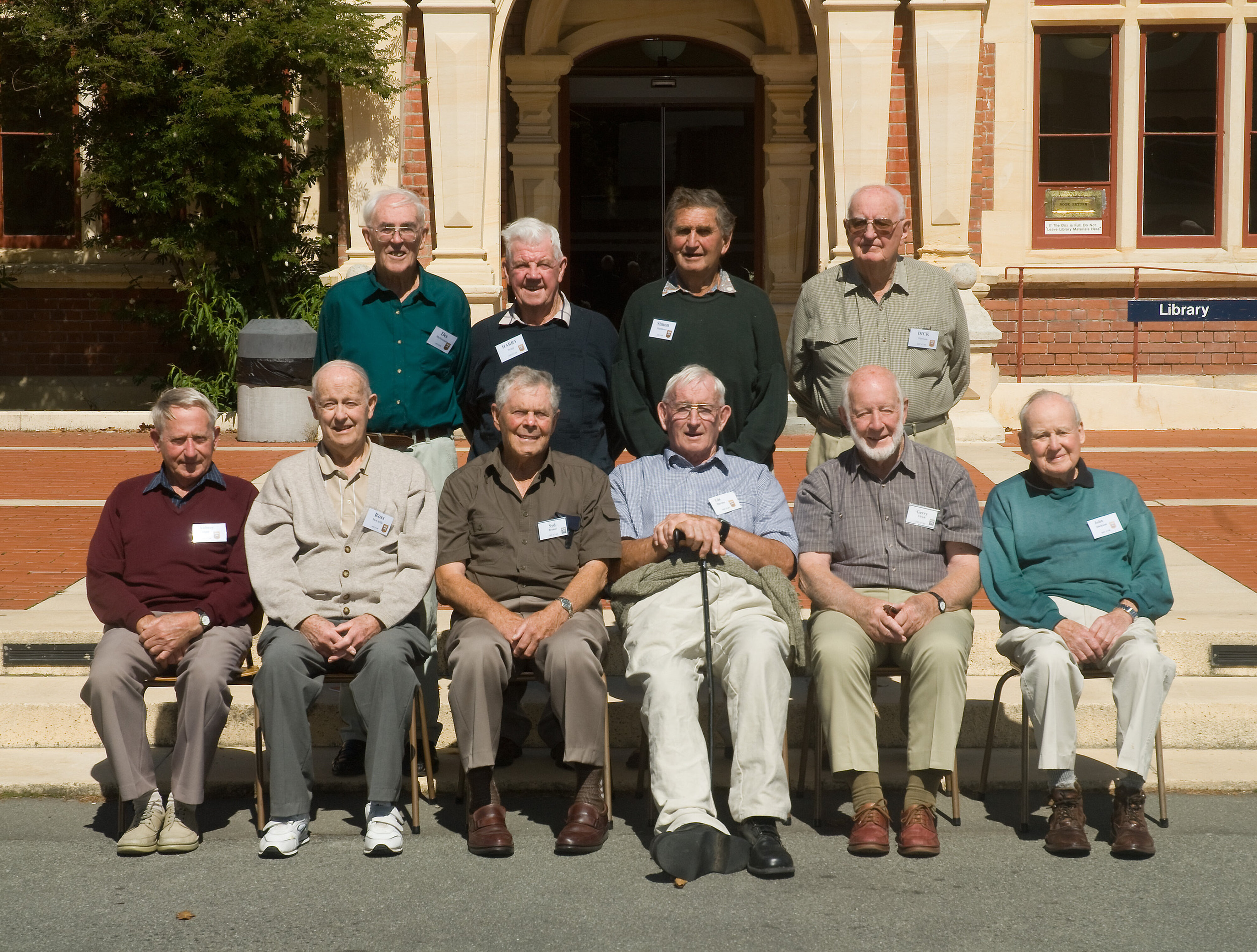 Late 1940s Reunion group A, March 2008