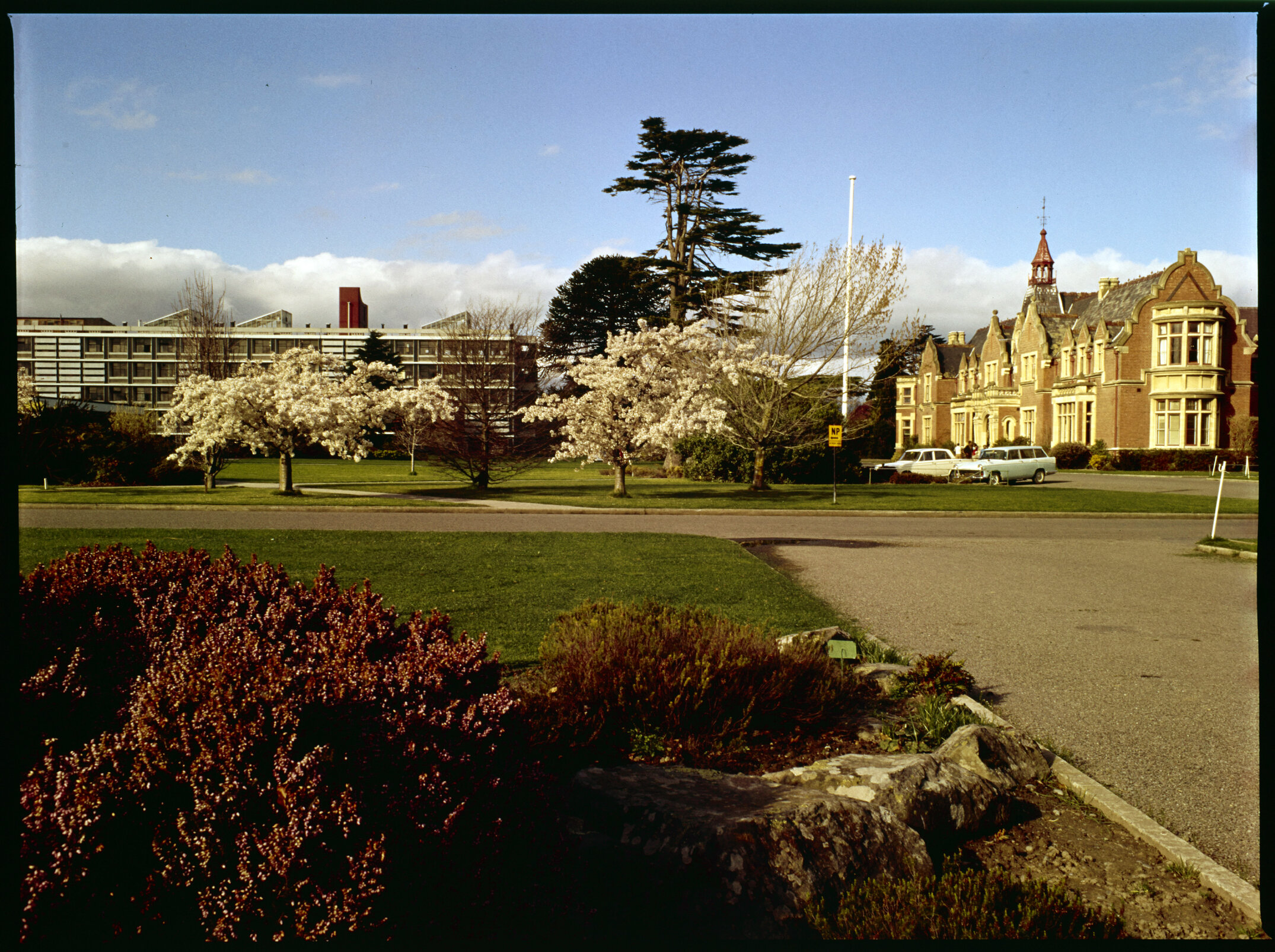 Campus view in spring, 1977 (3)