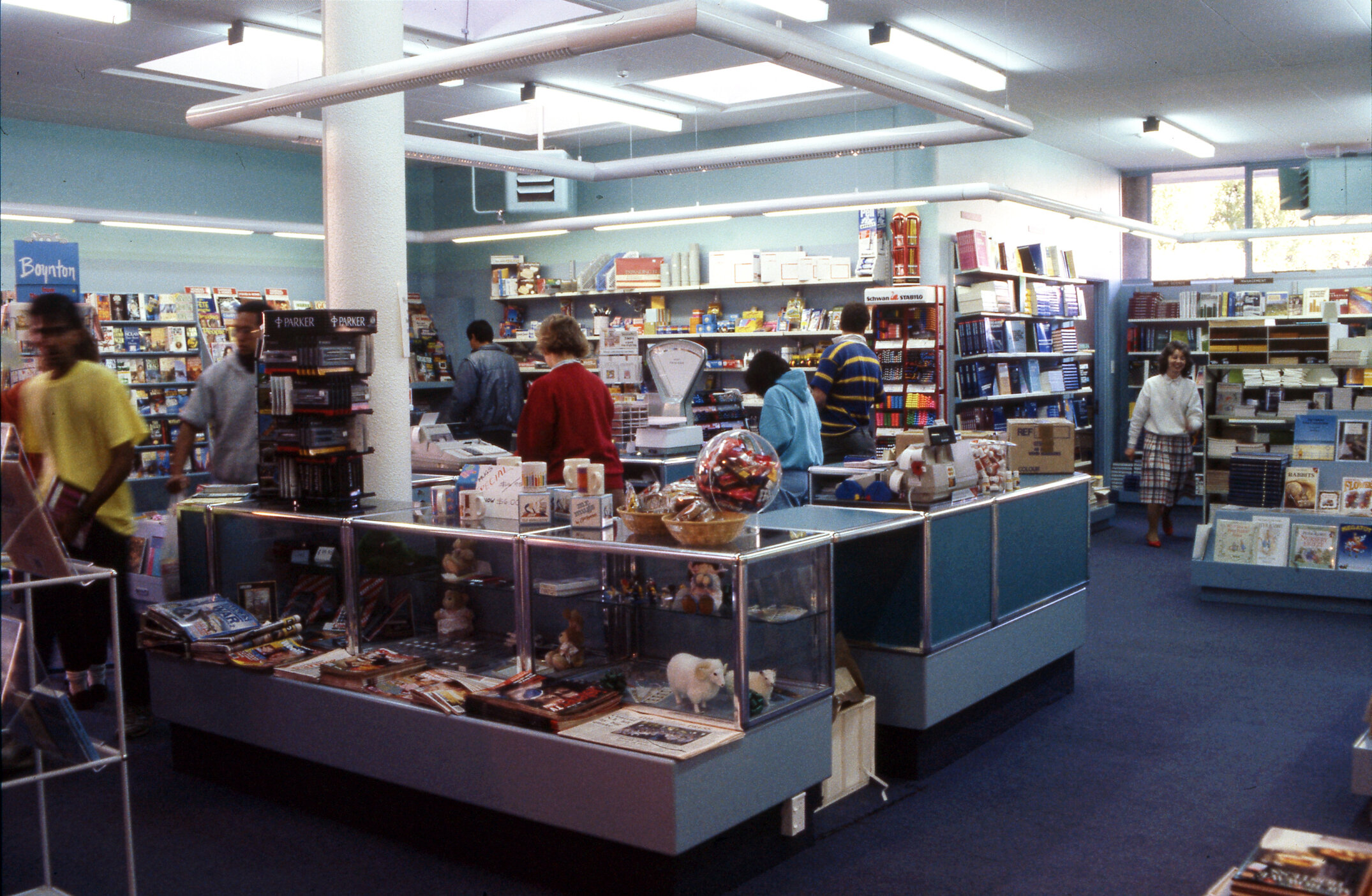 Lincoln University, new bookshop, May 1990