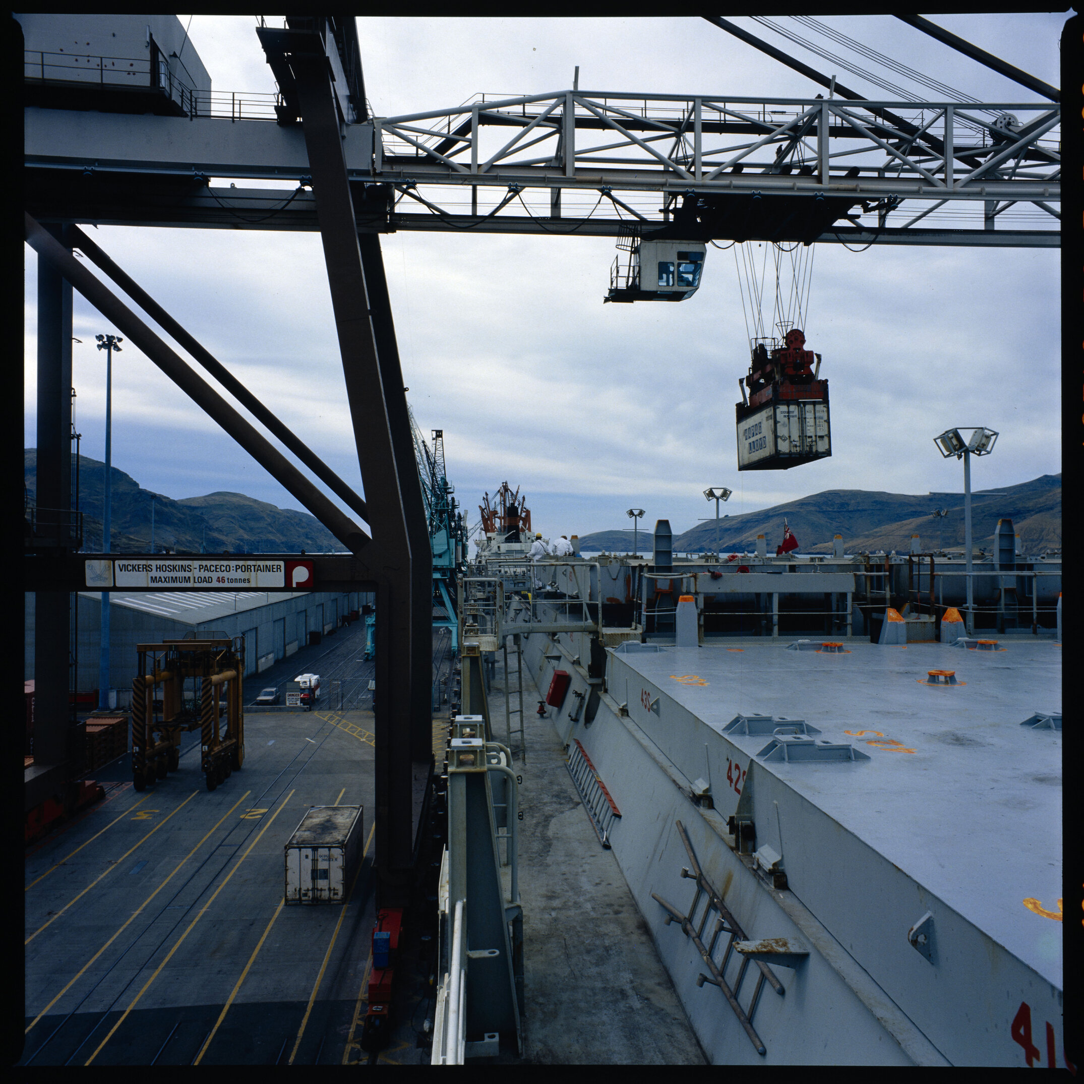 Lyttelton contiainer terminal, 1984 (17)