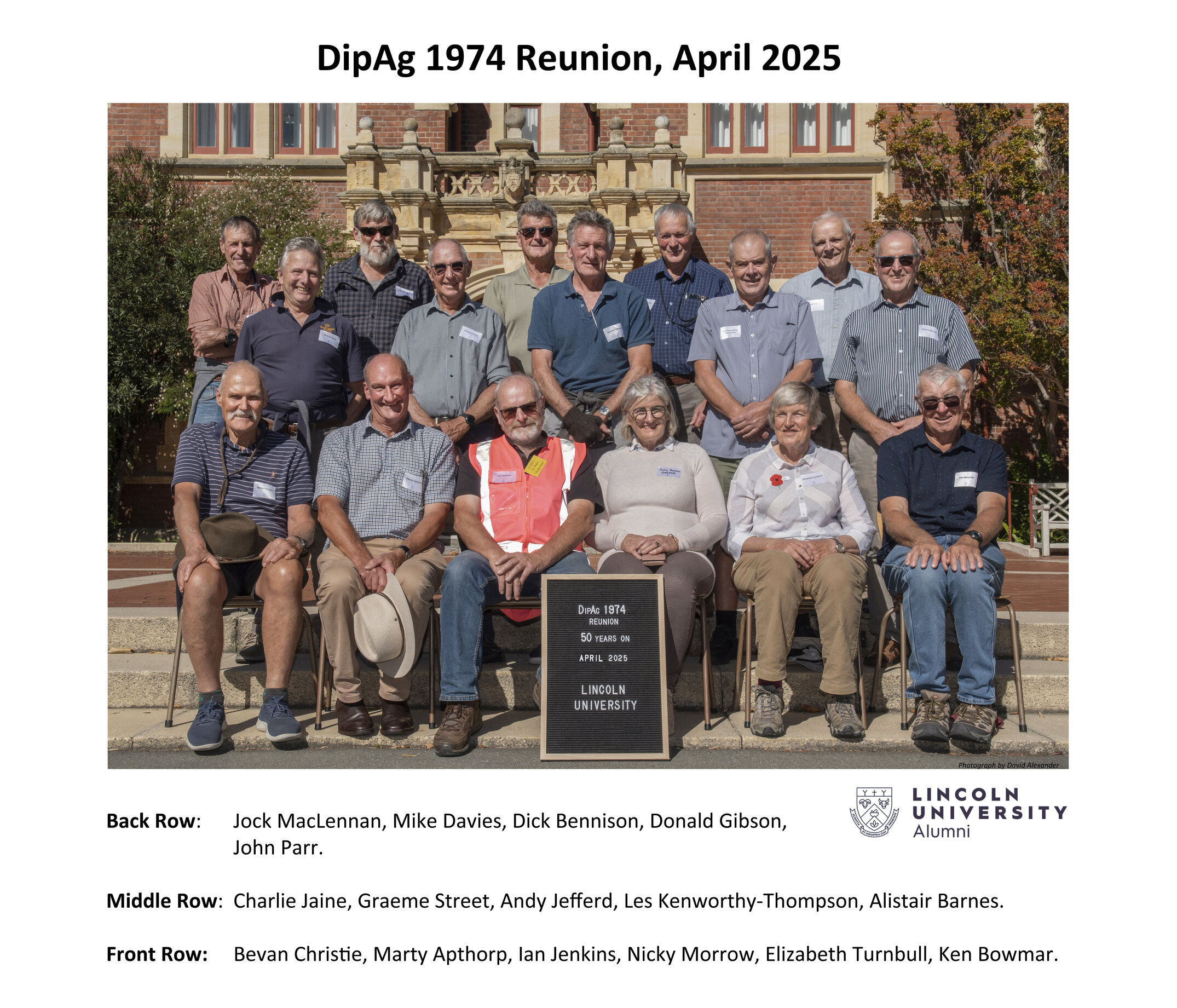 DipAg 1974 Reunion, April 2025