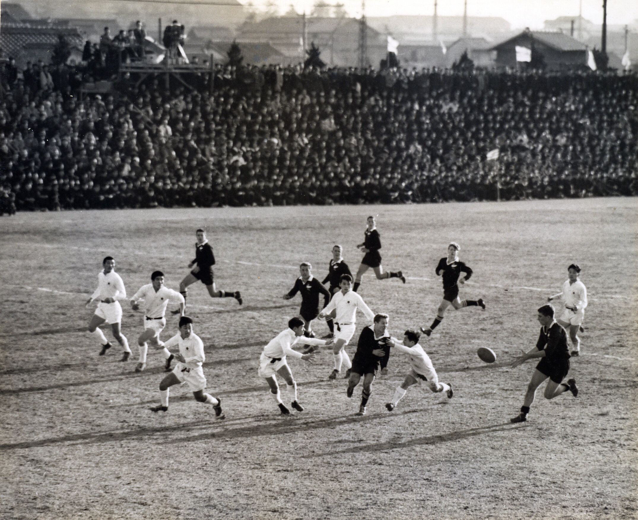 Match against All Japan team at Tokyo, 23 March 1958