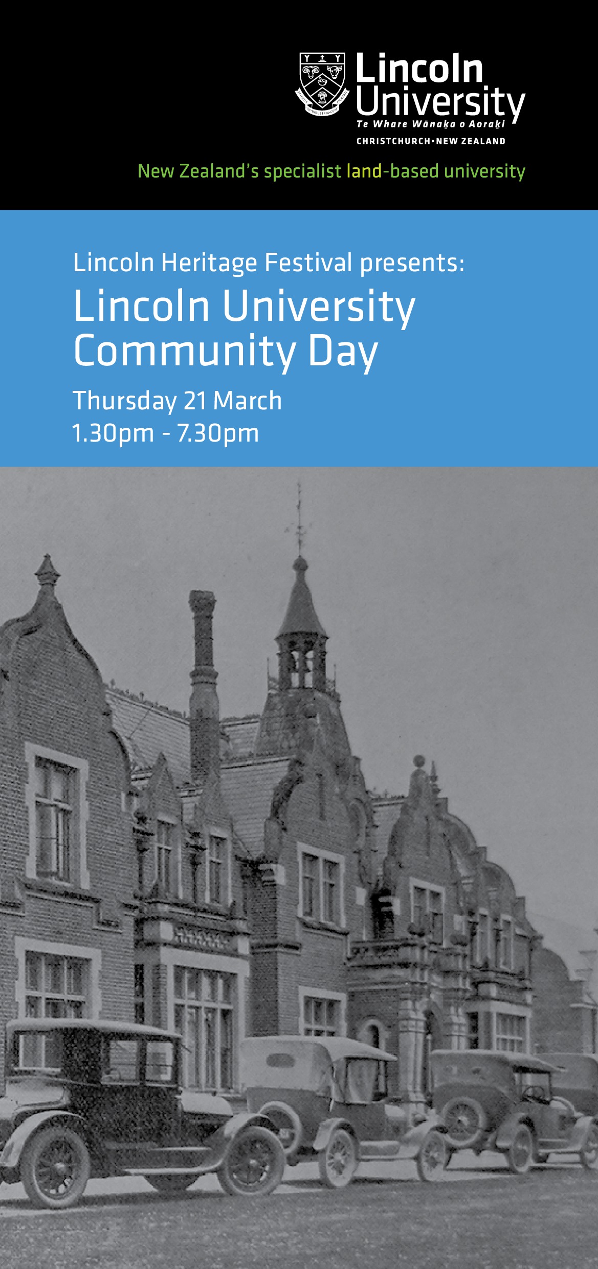 Lincoln Township 150 years event flyer