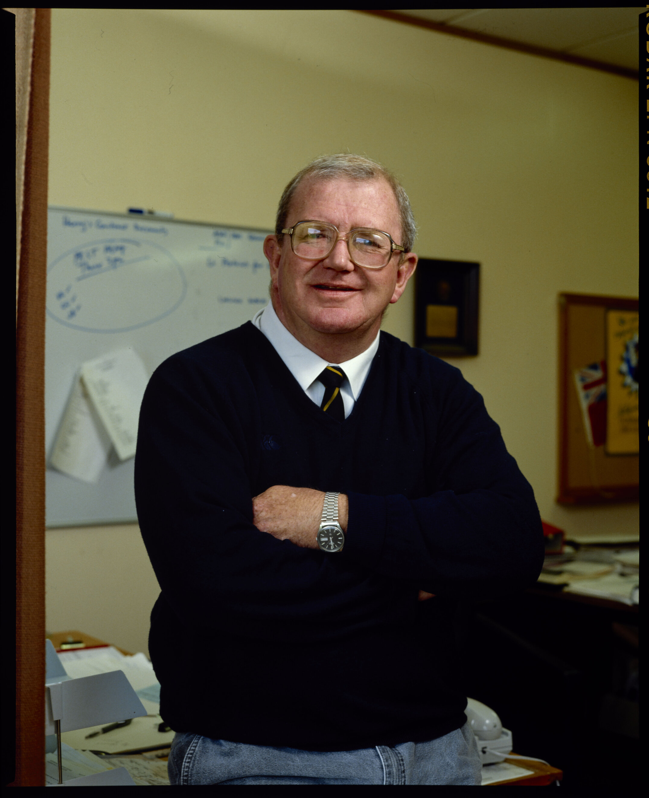 LINLINK Director and Chief Executive Officer of the Agricultural Engineering Institute (AEI) Dr Terry Heiler, September 1991