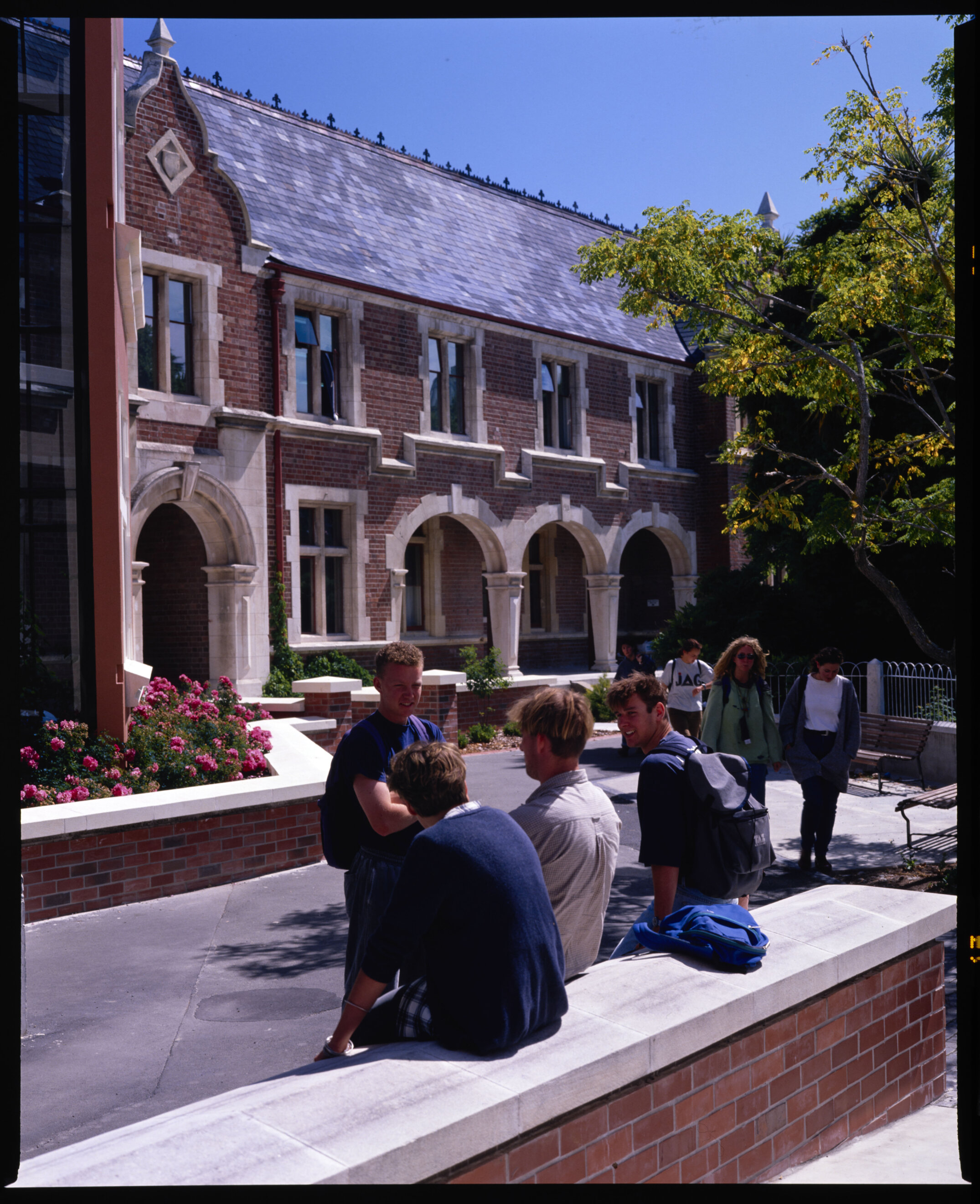 East view of Ivey Hall from the Commerce Building, March 1994