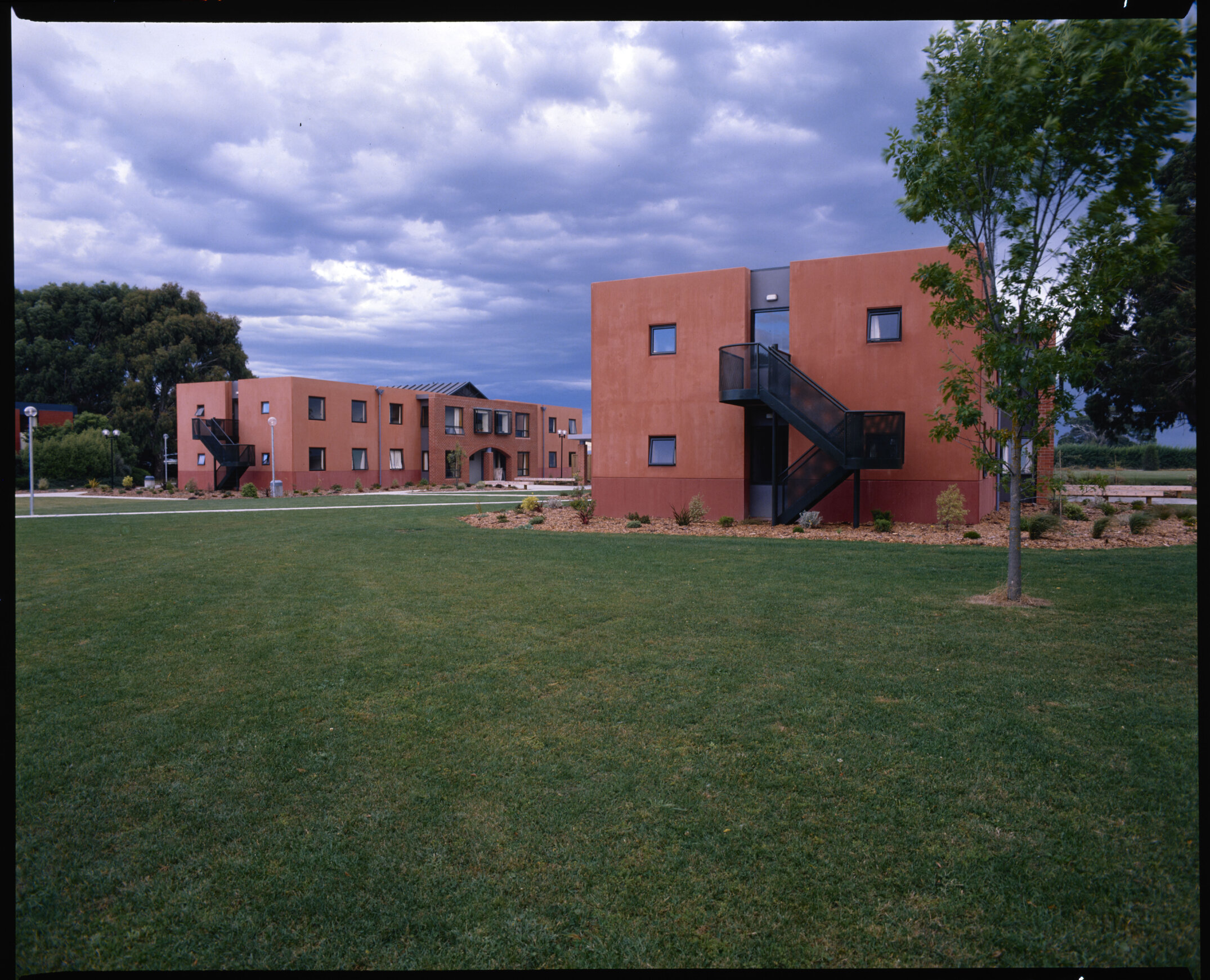 Newly built students accommodation complex, Southland Hall, 11 November 1995 02