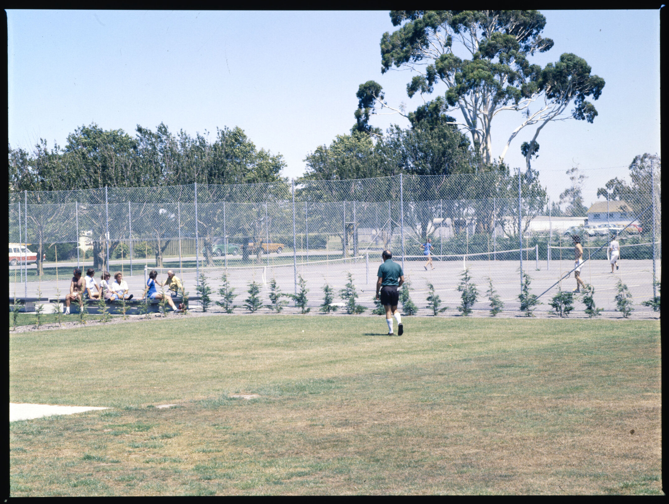 Playing golf and tennis at Lincoln College 02