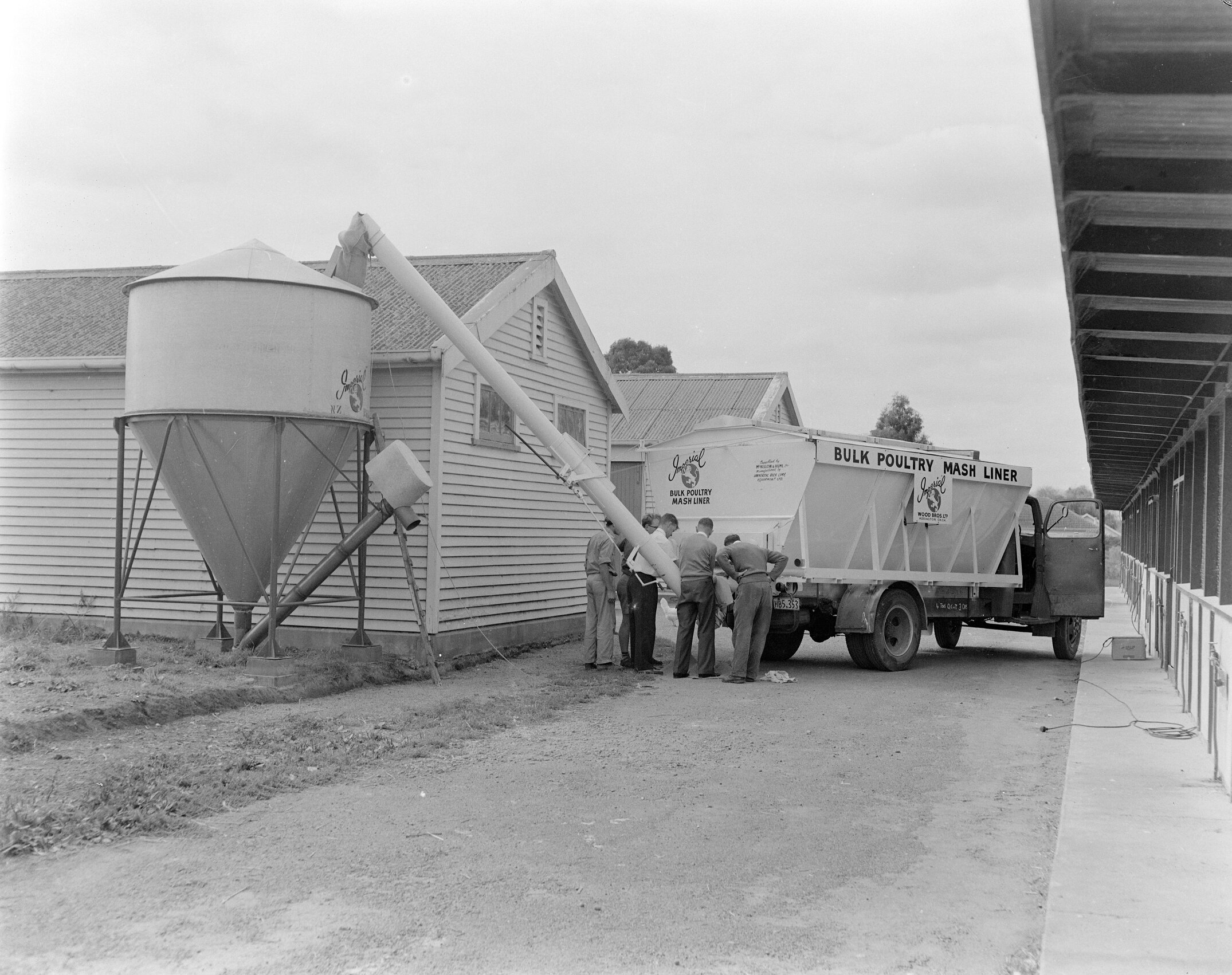 Bulk Poultry Feed Delivery at Canterbury Agricultural College