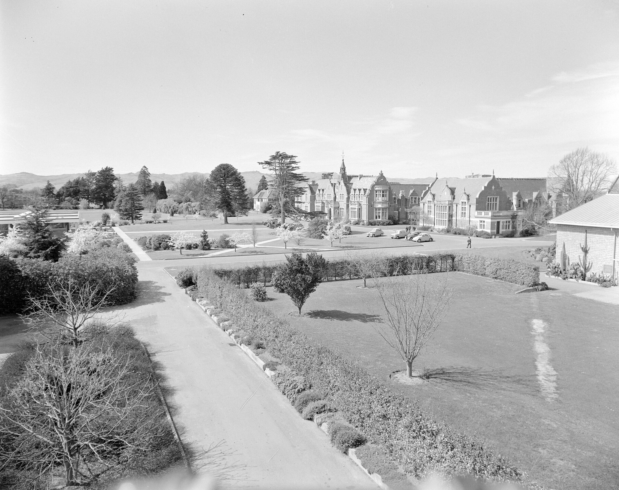 Lincoln College Campus View, circa early 1960s