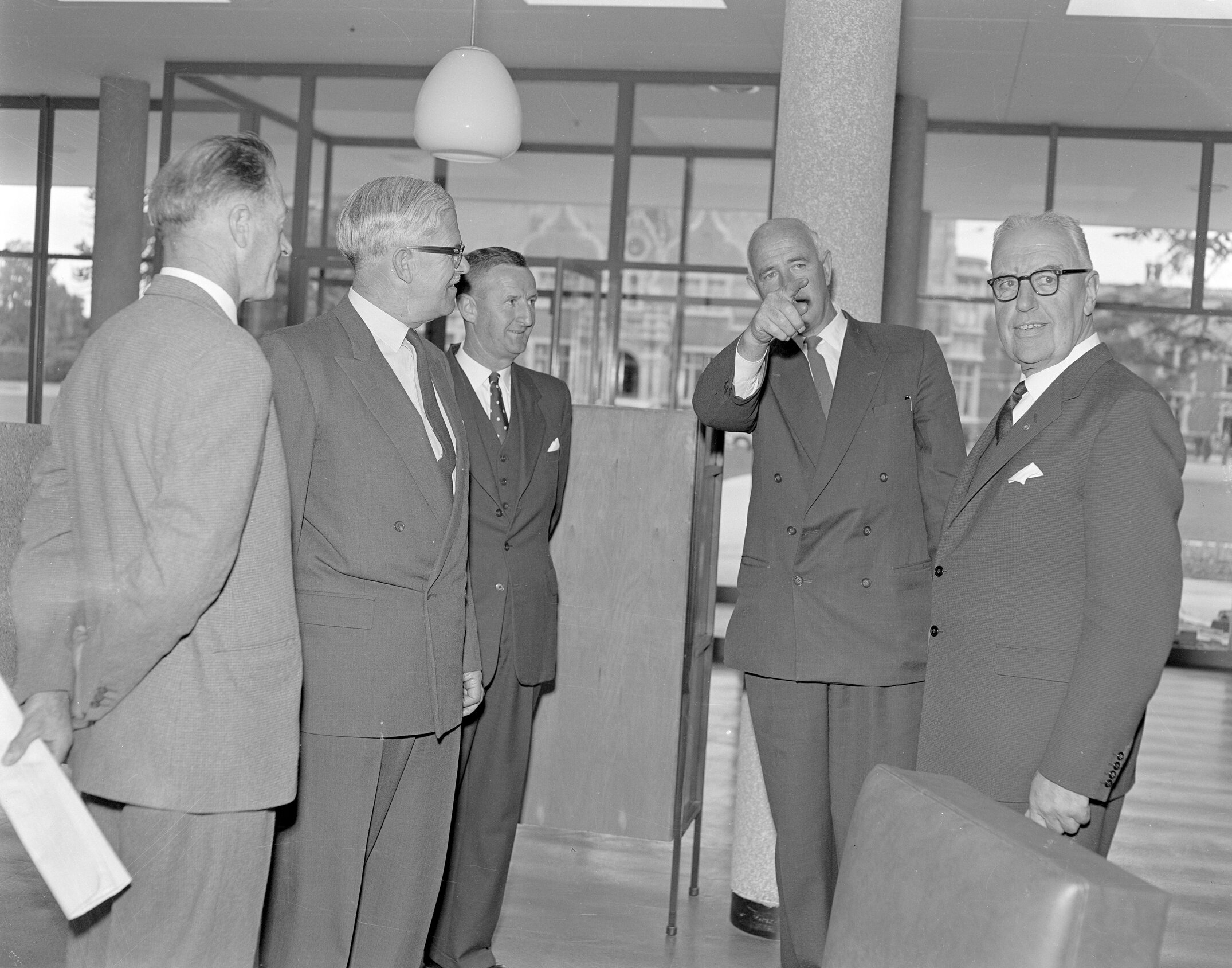 Visit of the Minister of Education (Hon. W. B. Tennent) to Canterbury Agricultural College, 1961