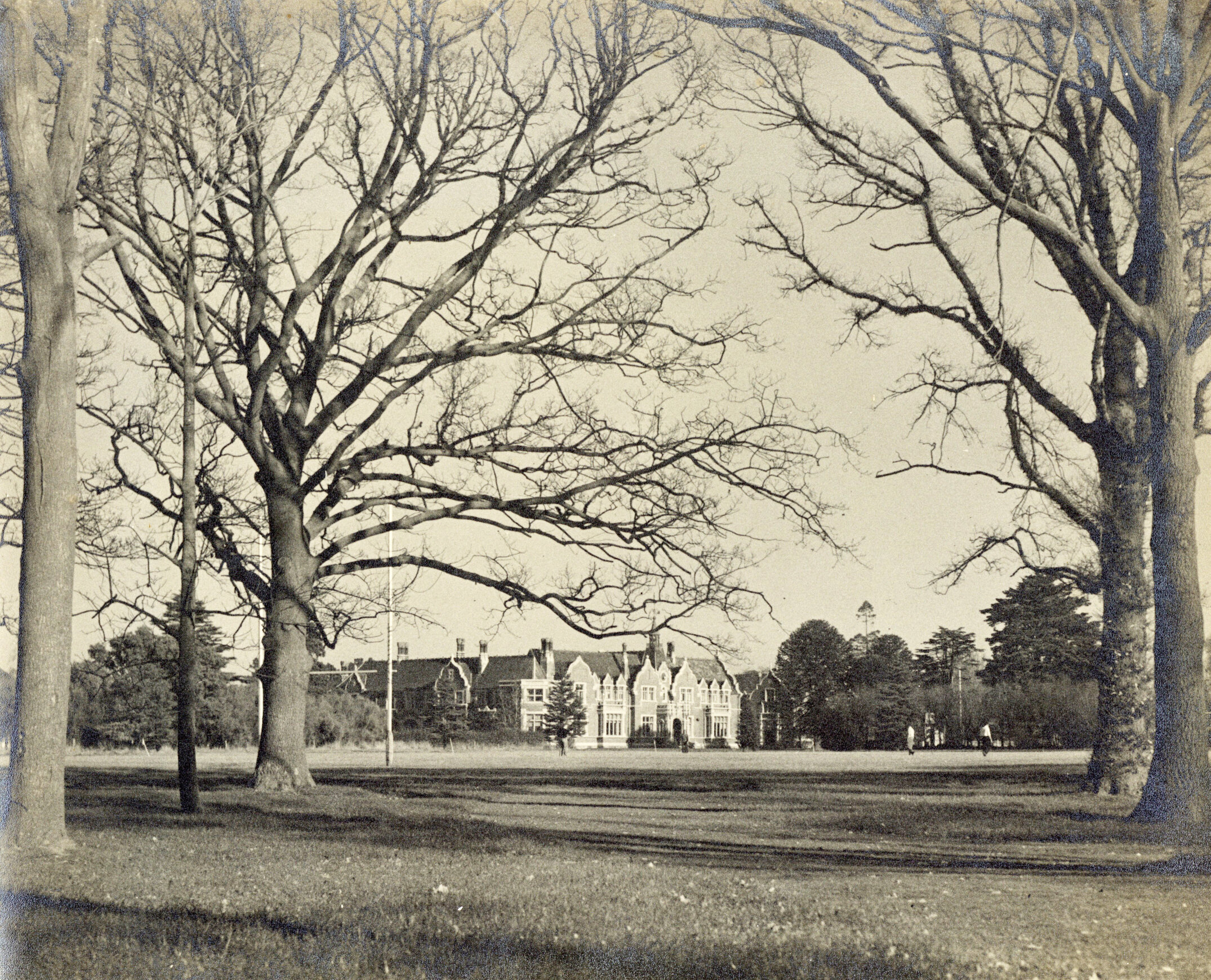 North-east View of Ivey Hall, Canterbury Agricultural College, ca. 1957