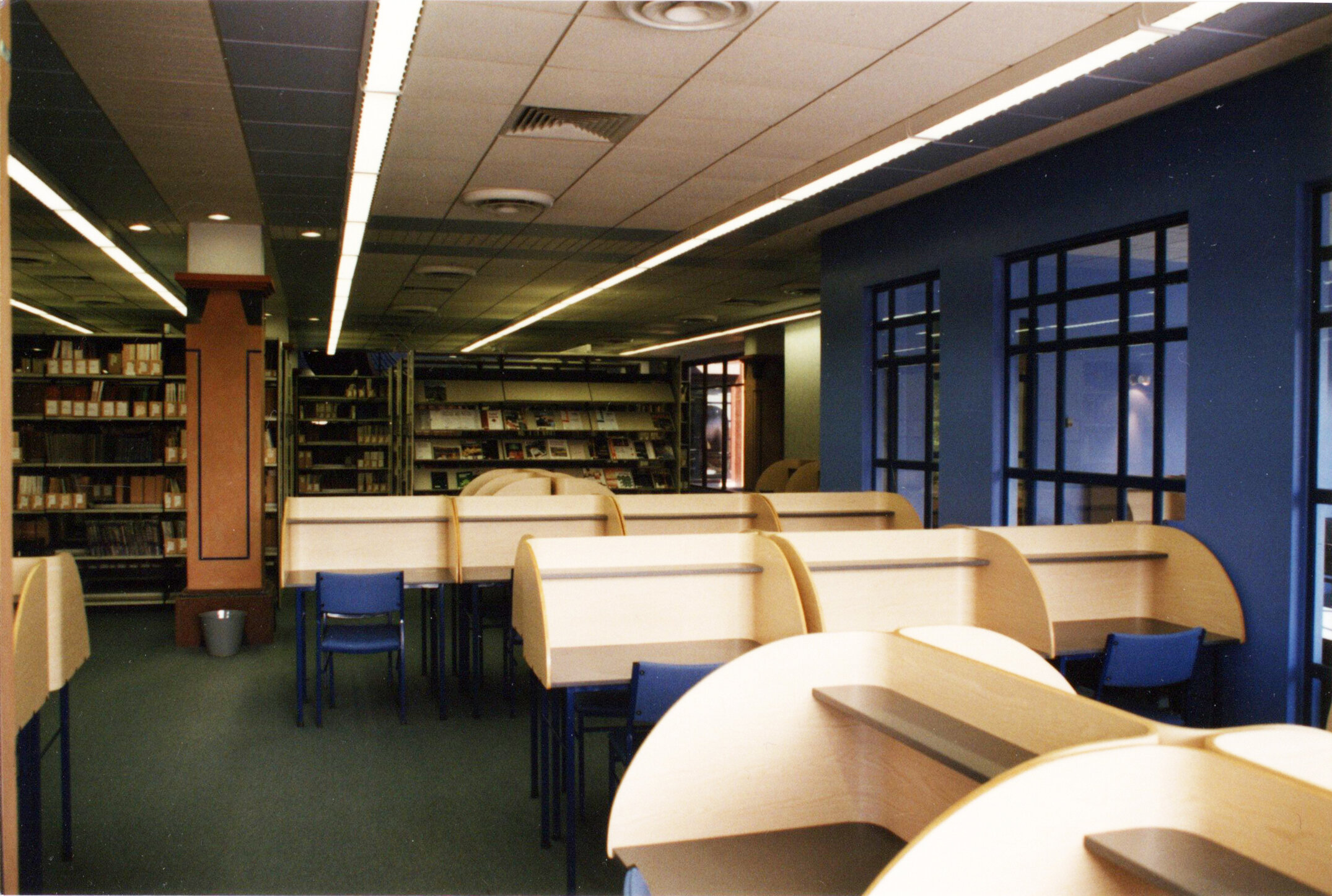 1992 Library first floor, Ivey Hall