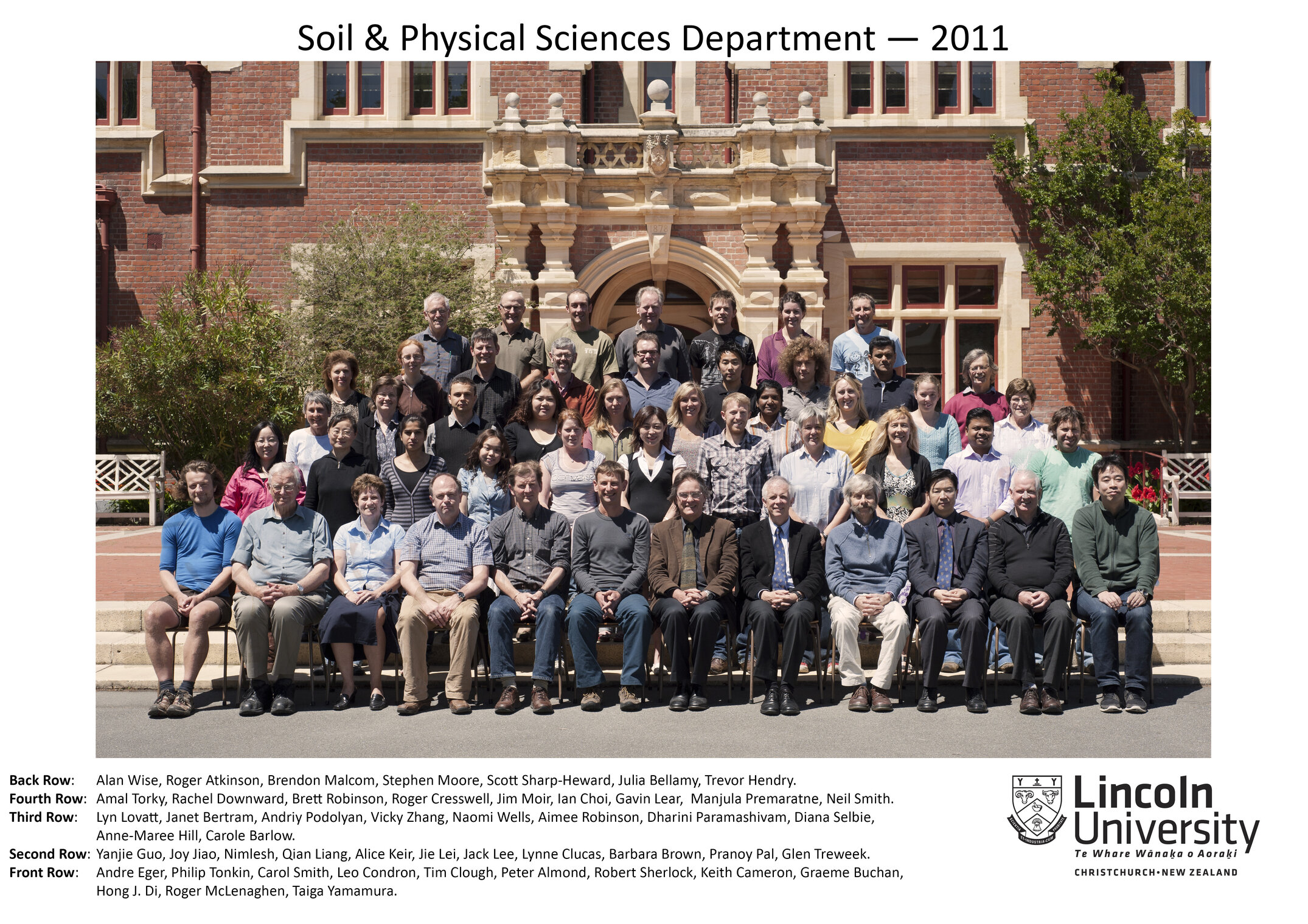 Soil &amp; Physical Science Department, 2011