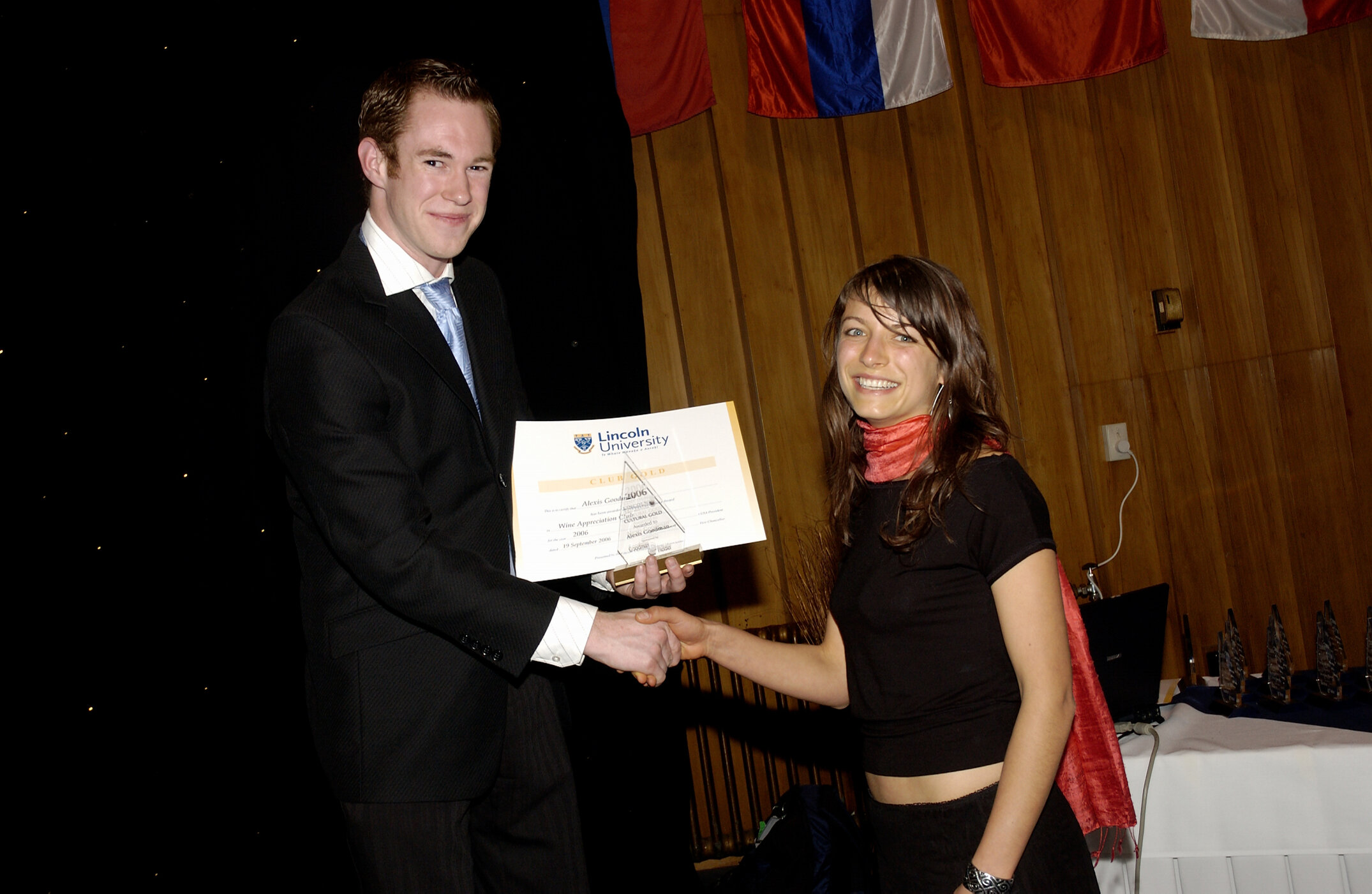 2006 LU Blues &amp; Golds Award 21
Cultural Gold Award, Alexis Goodman