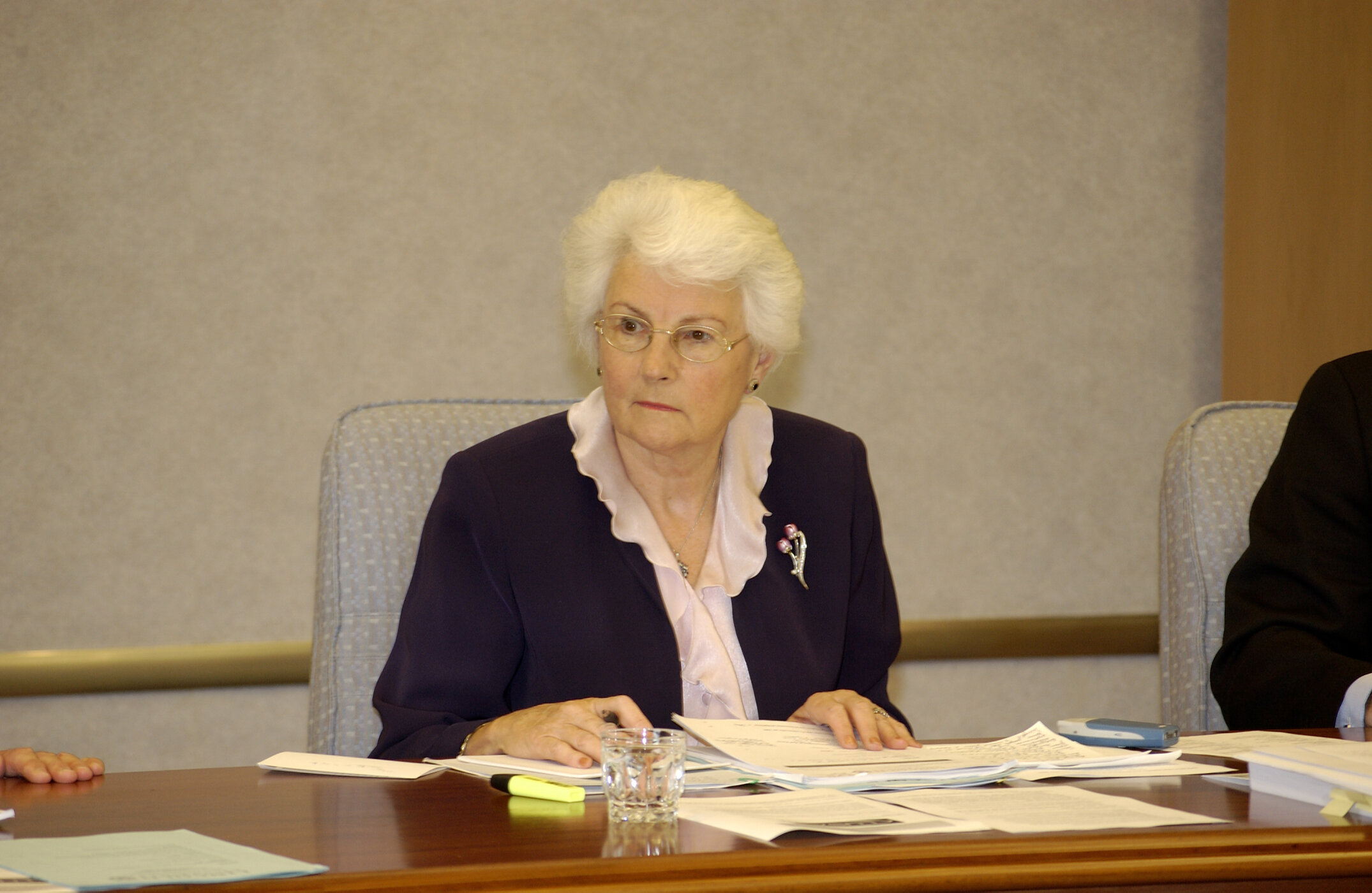 Lincoln University Chancellor Margaret Austin during the 2004 council meeting 02