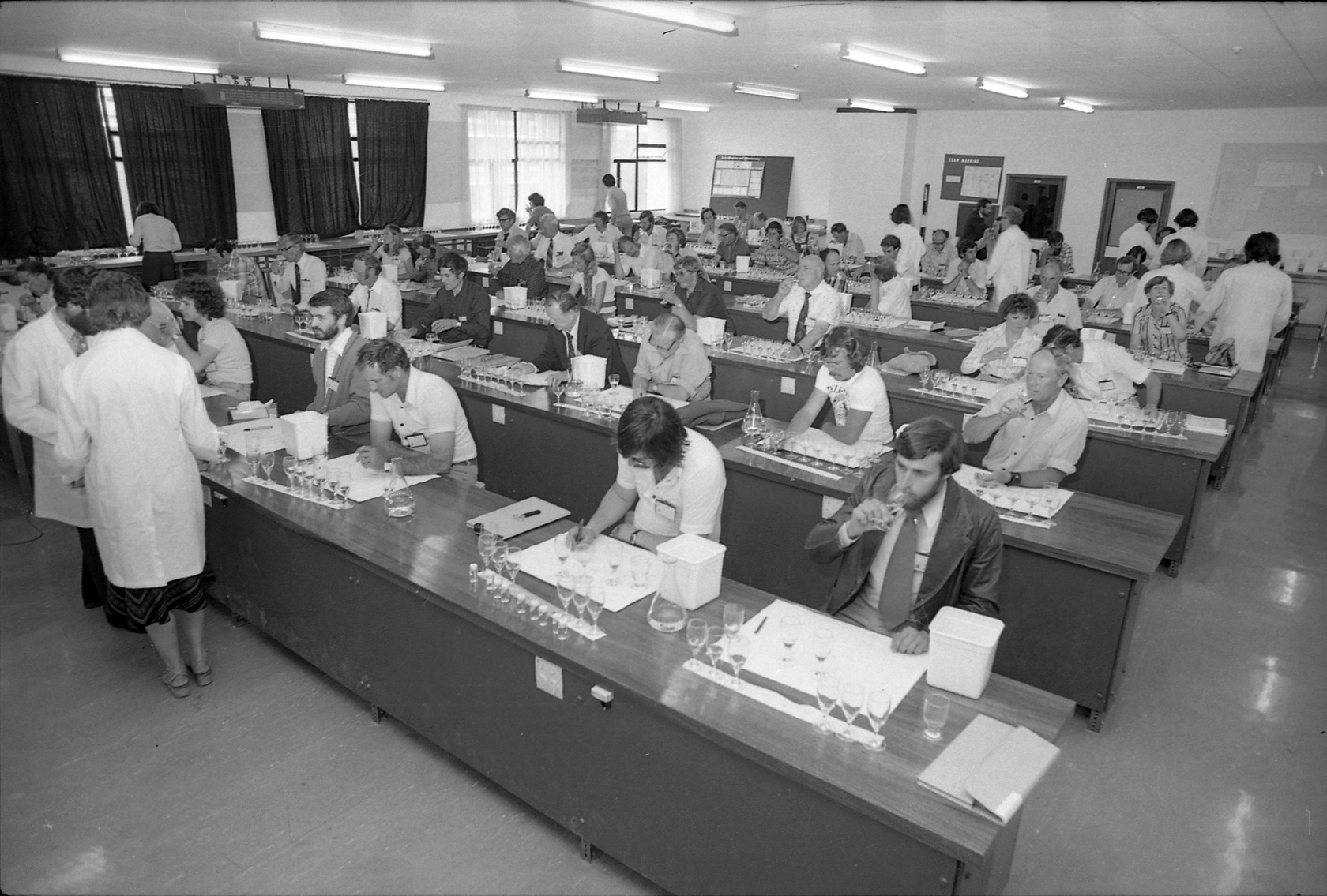 Wine Tasting Laboratory Session, Lincoln College, 22 November 1978 01