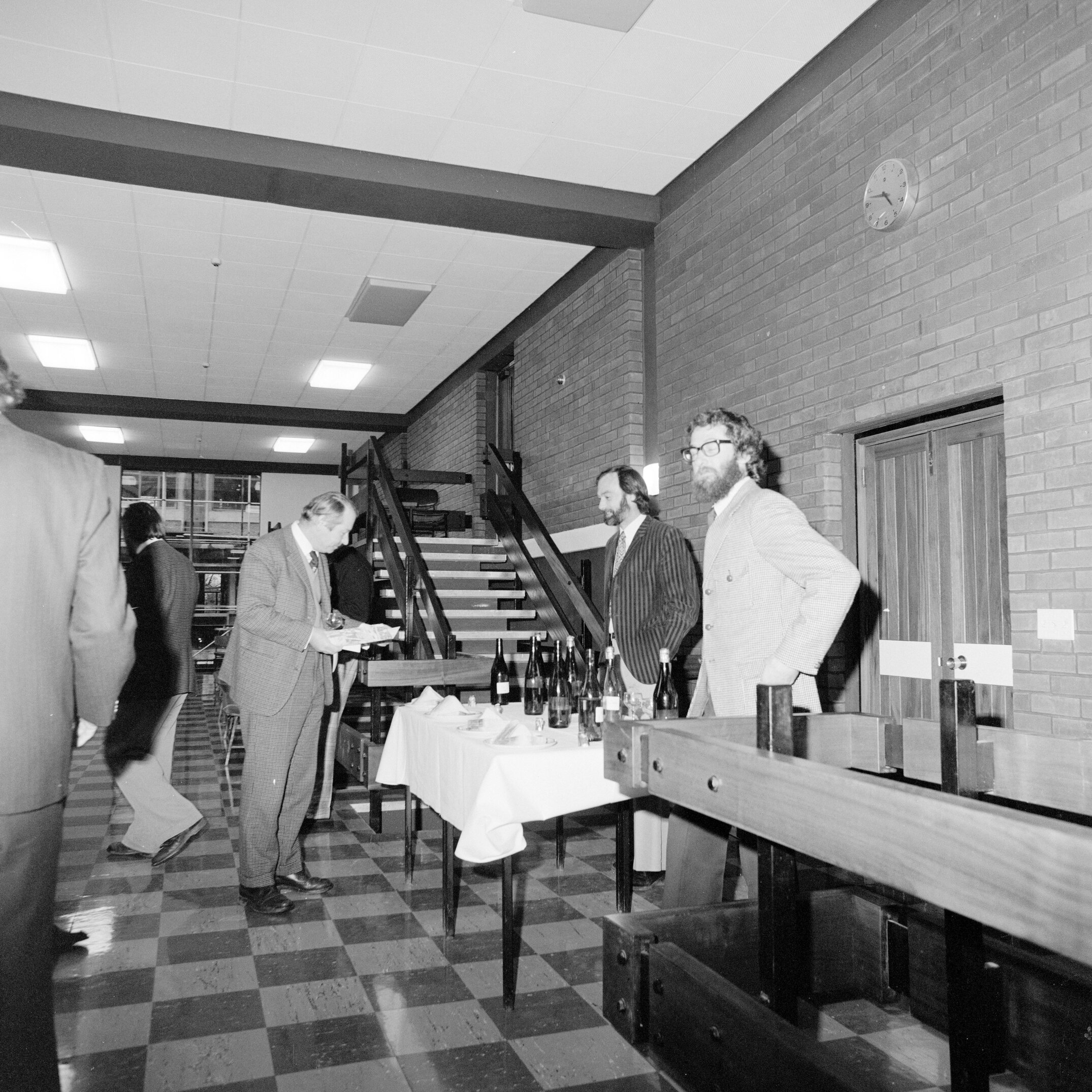 Lincoln College Wine Tasting, July 1975 01