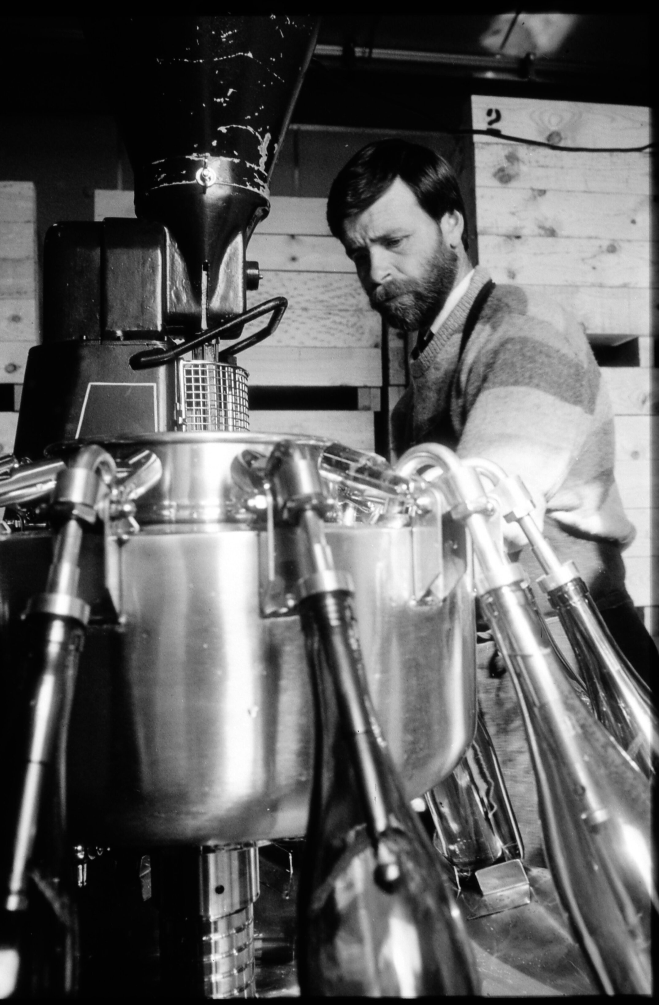 Lincoln College Wine Laboratory bottling, July 1988