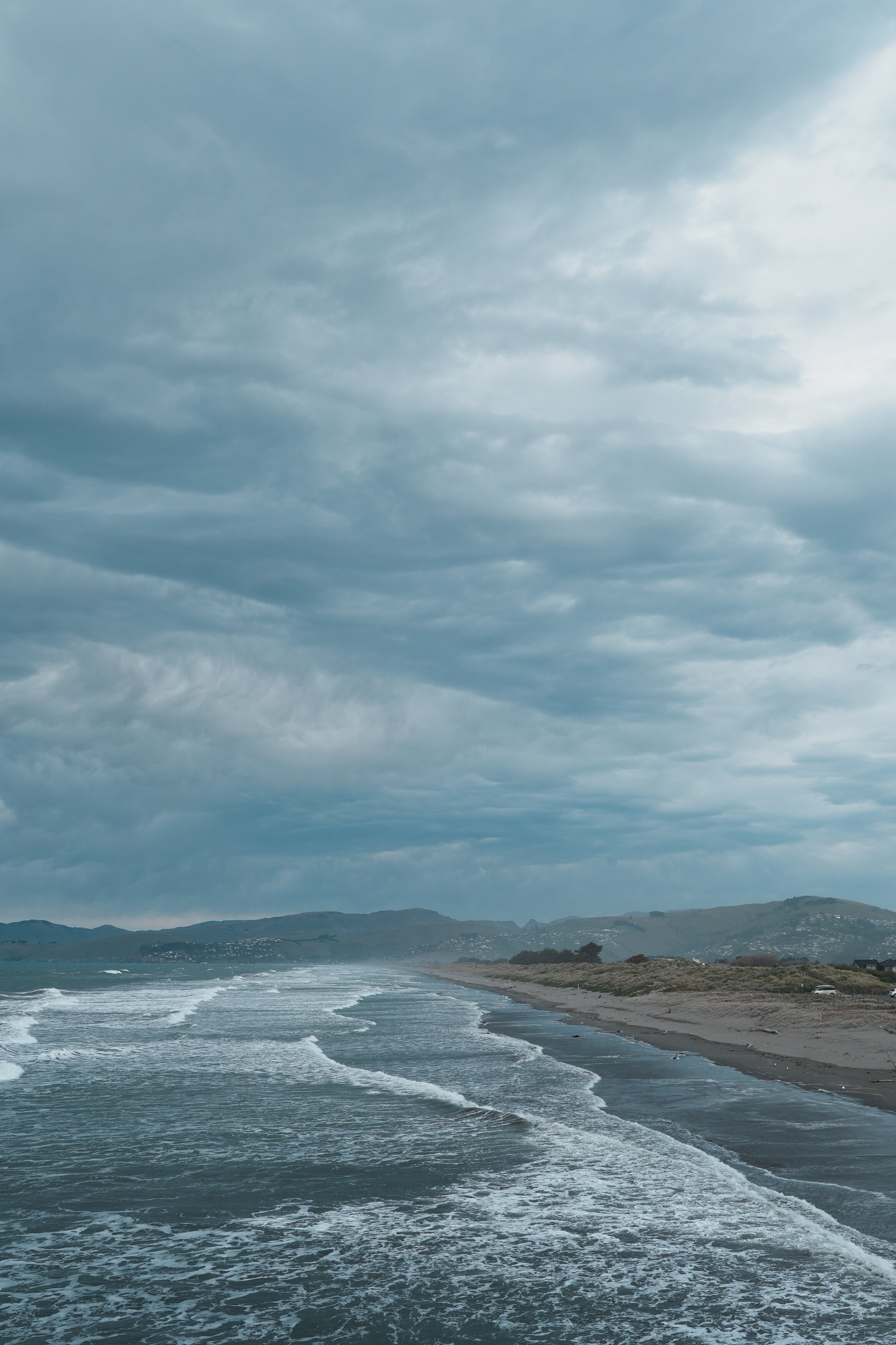 Moody Skies over New Brighton Coast