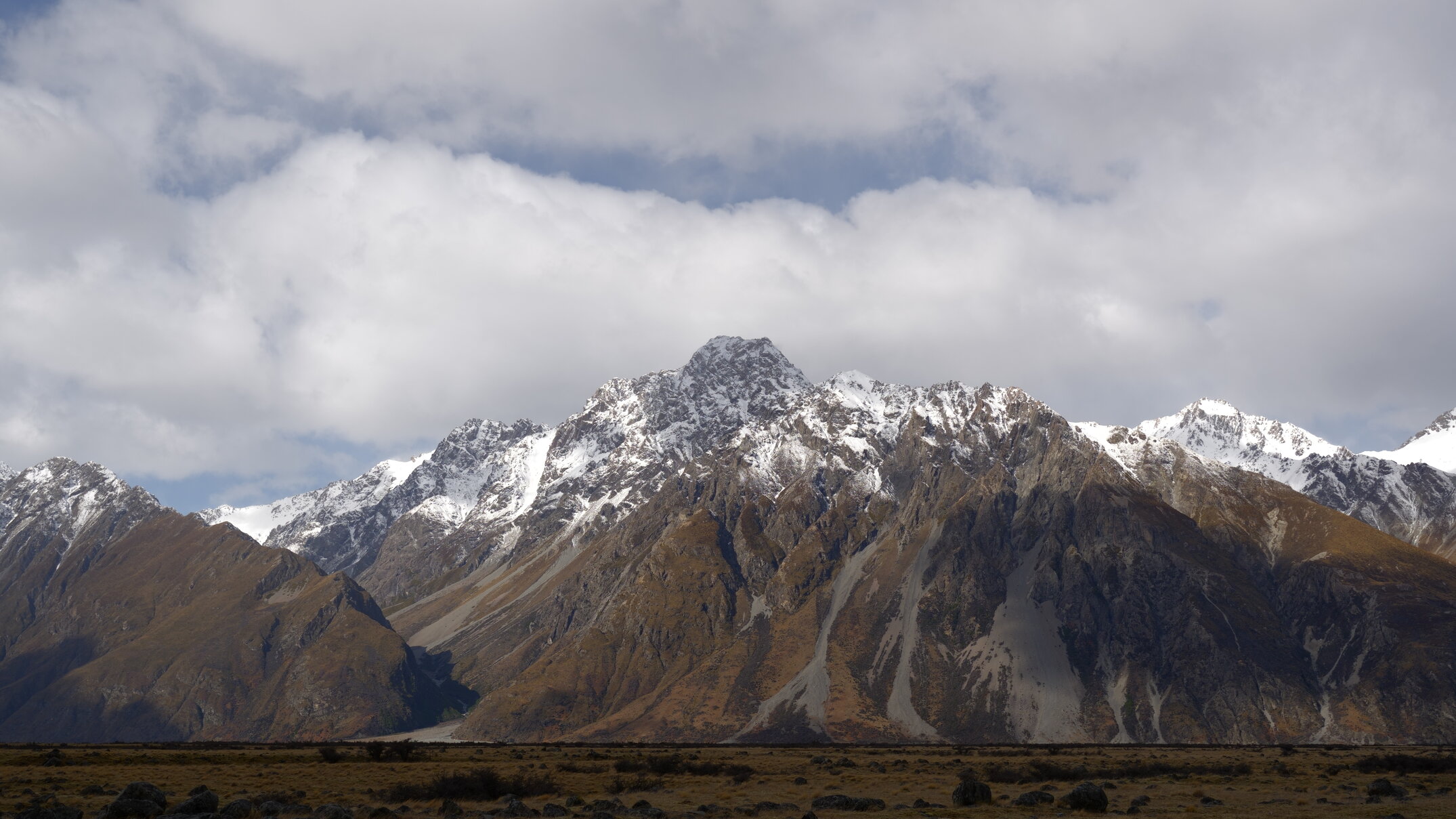 Snow-Dusted Southern Alps