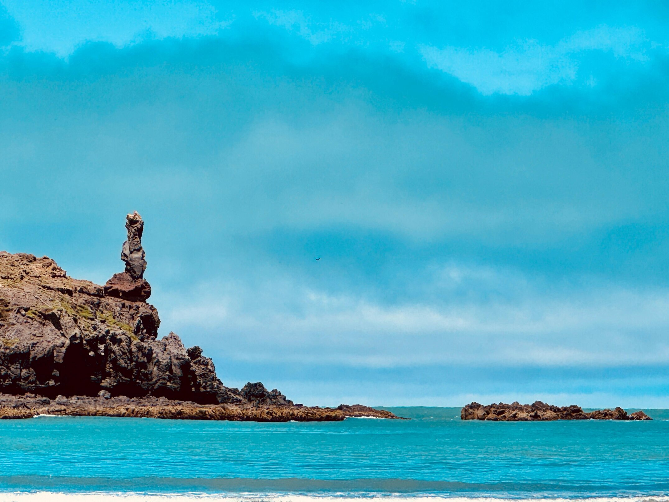 Boaz rock stack: the magnificent coastal rick formation at Banks Peninsula