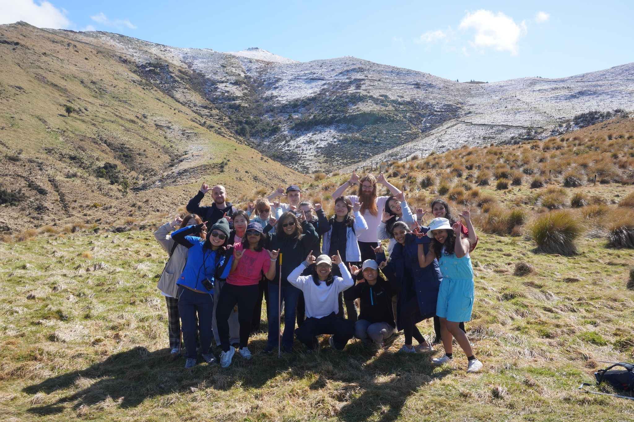 Group outing to Washpen Falls, supported by Lincoln University's Sport and Healthy Living Fund.