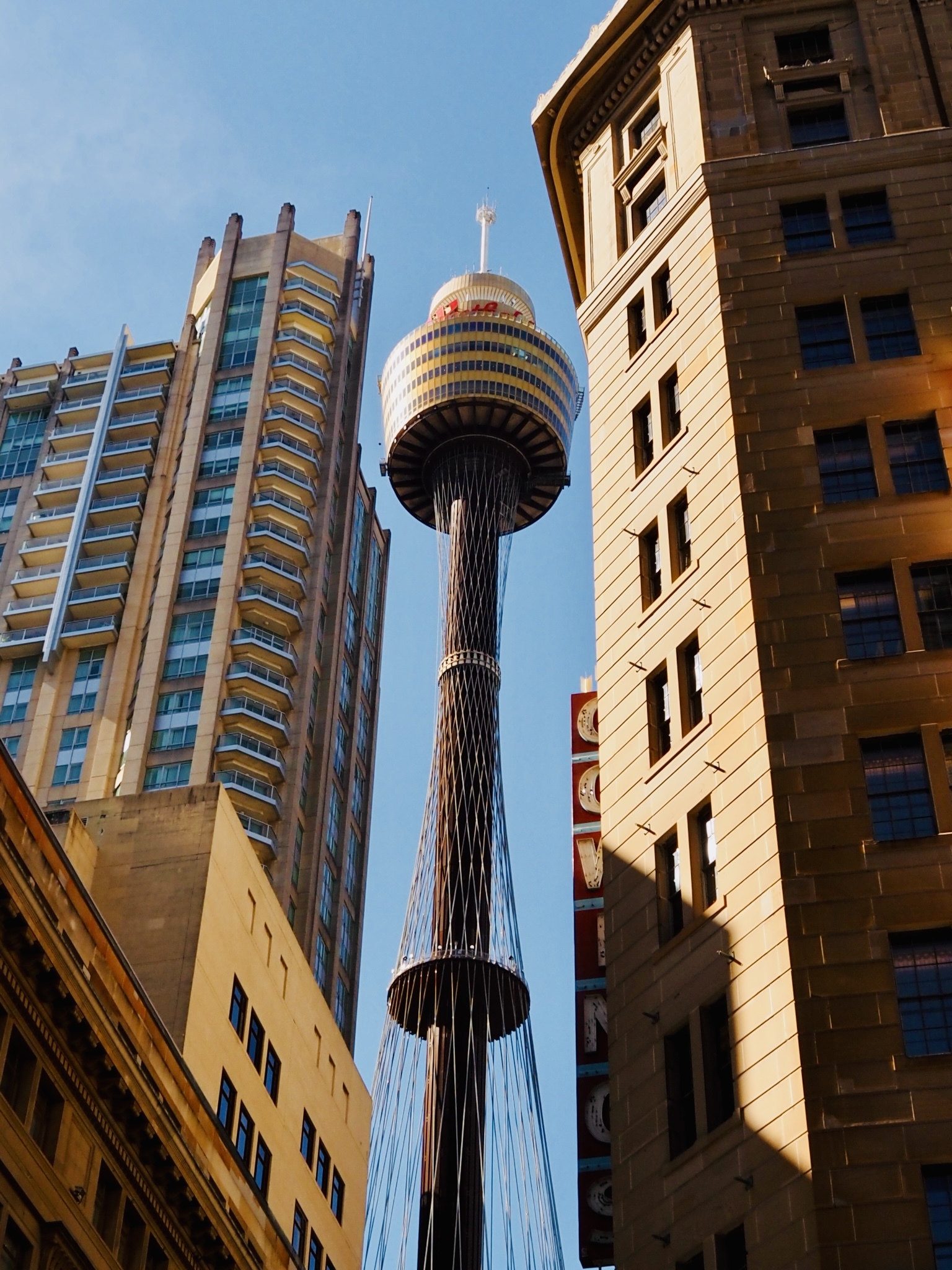 Sydeny Tower Eye Between Buildings