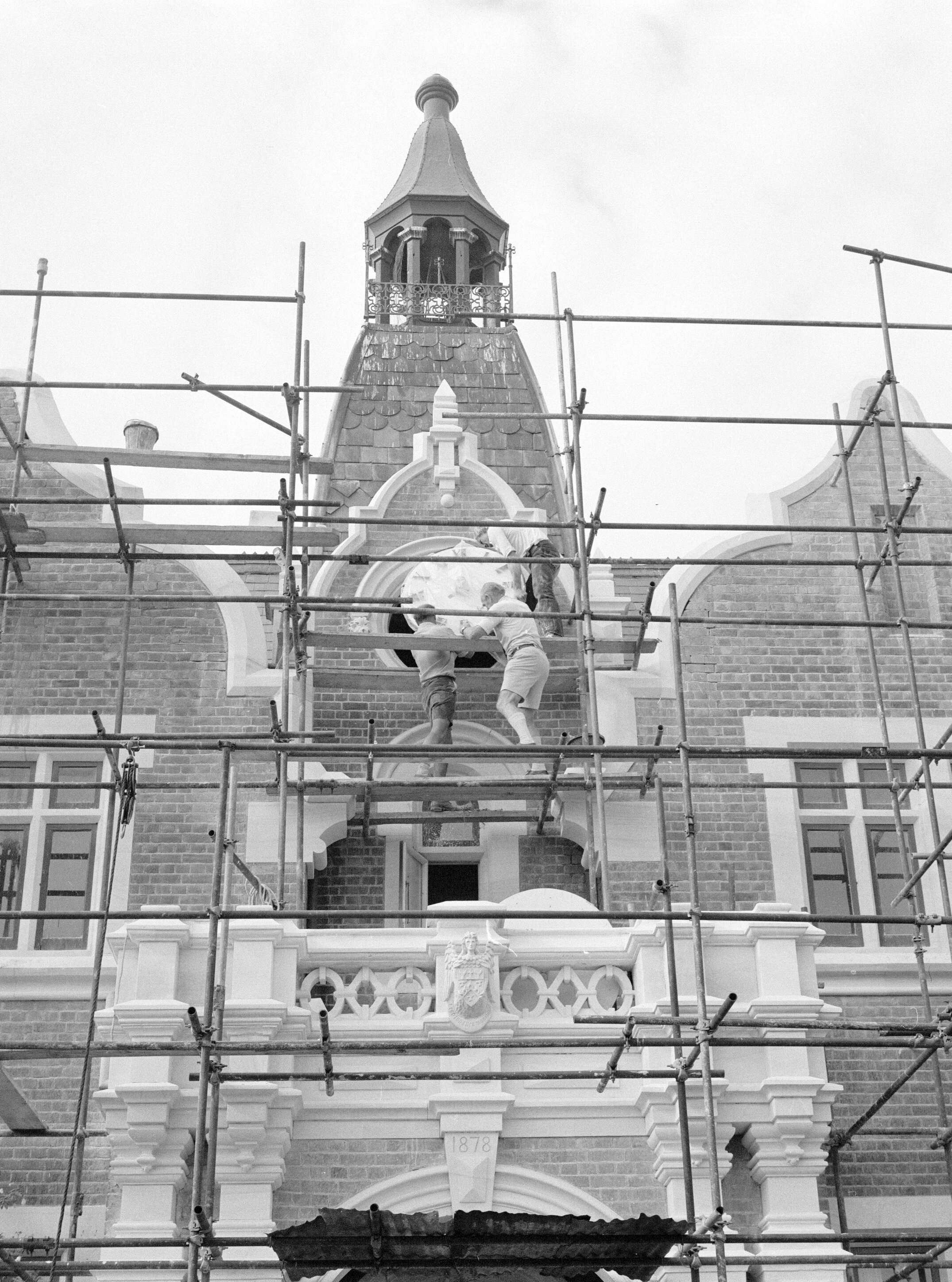 Ivey Hall Clock Installation, 2 February 1979 (01)
