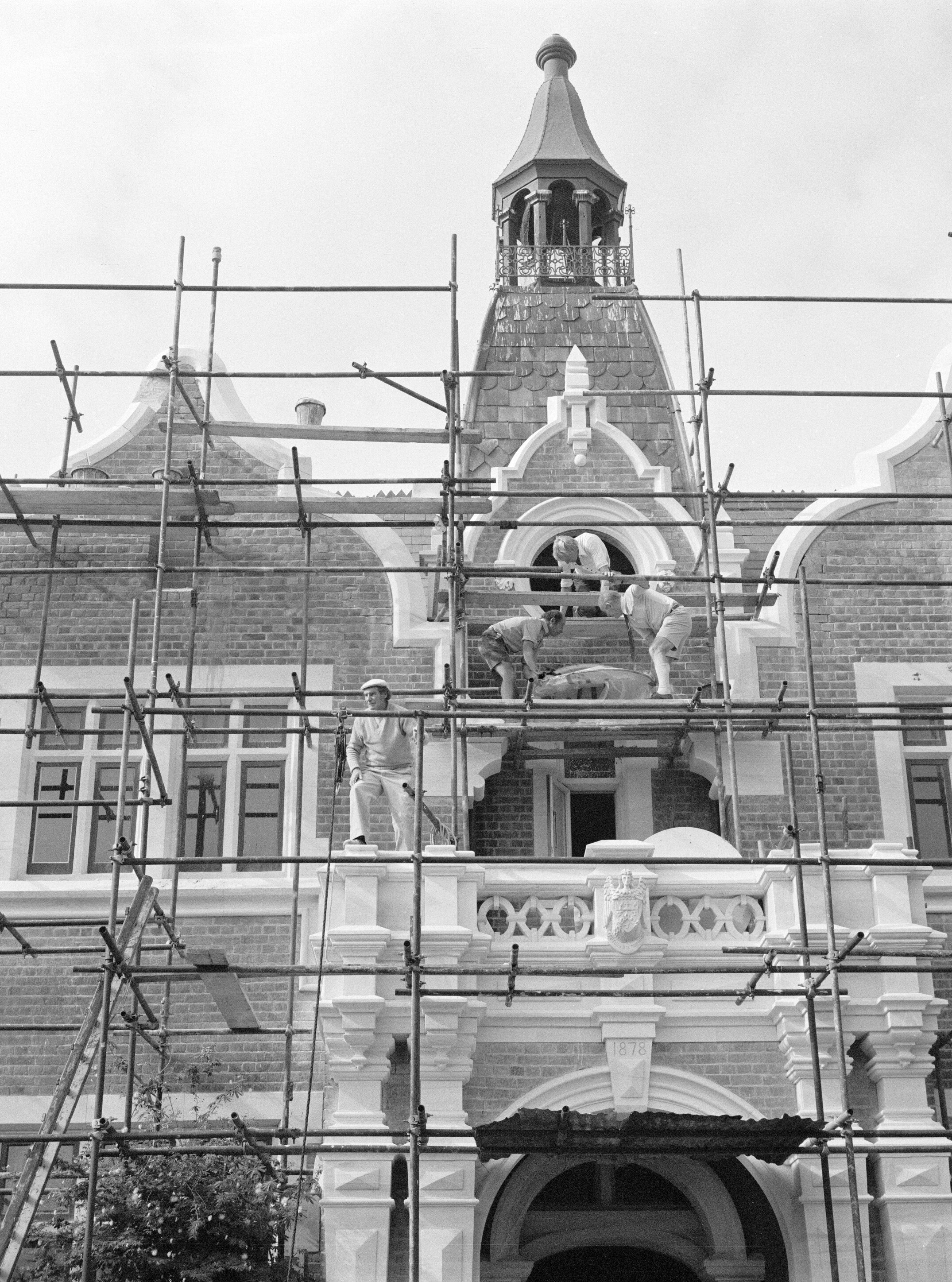 Ivey Hall Clock Installation, 2 February 1979 (03)