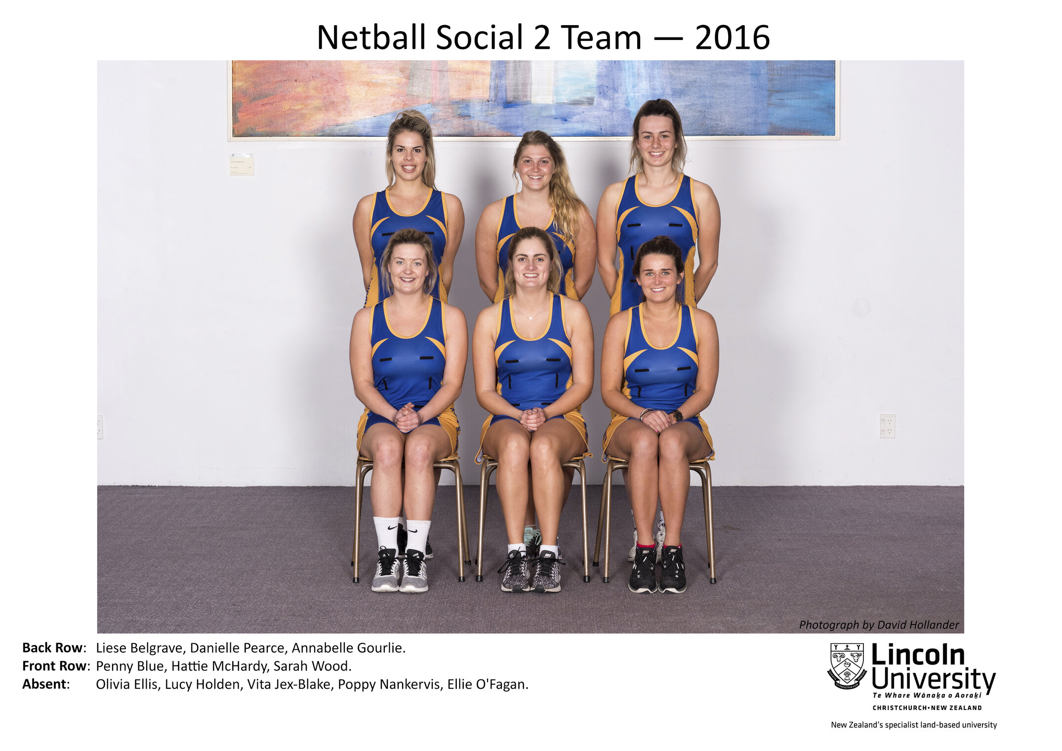 2016 Netball Social 2 Team