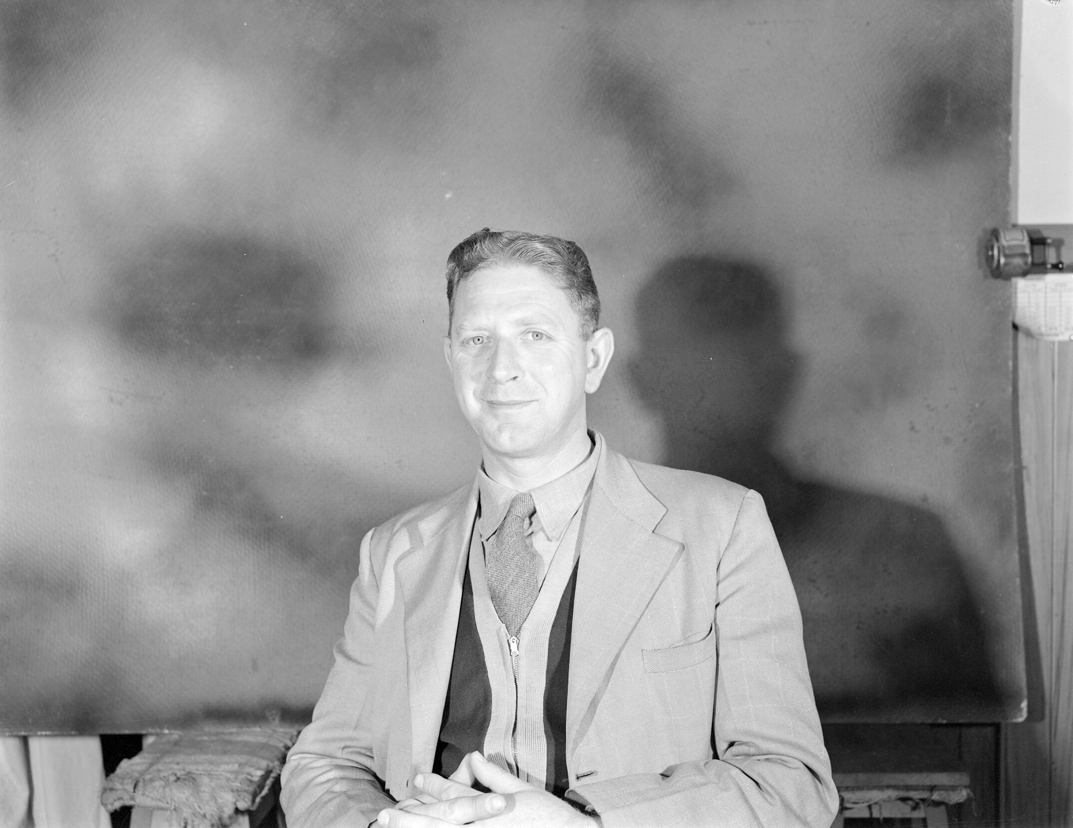 H.G. Hunt, Registrar 1946-76 (Blackmore Neg 5206)