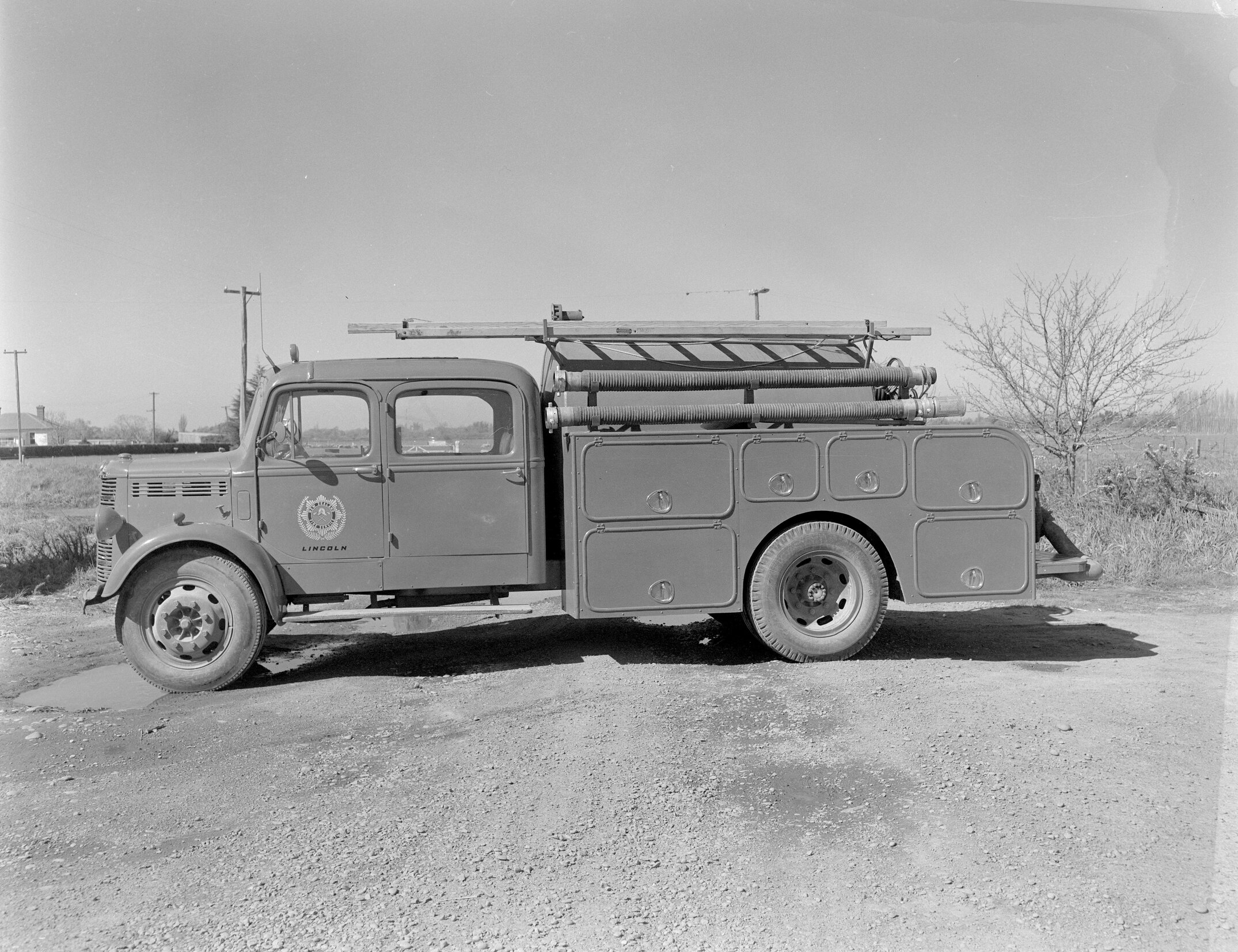 Lincoln fire engine, 1960s (Blackmore Neg 5956)