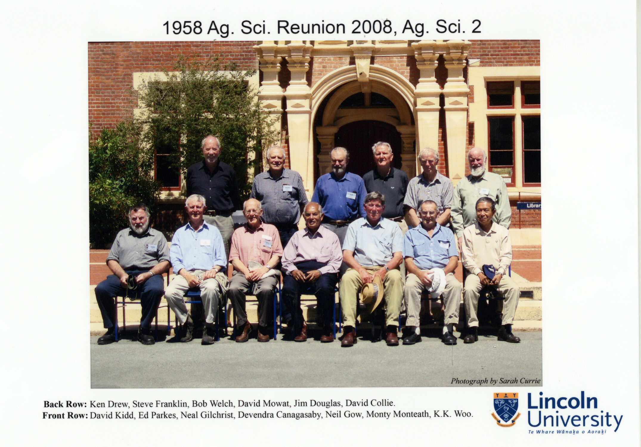 1958 AgSci Reunion, 14-16 November 2008 137