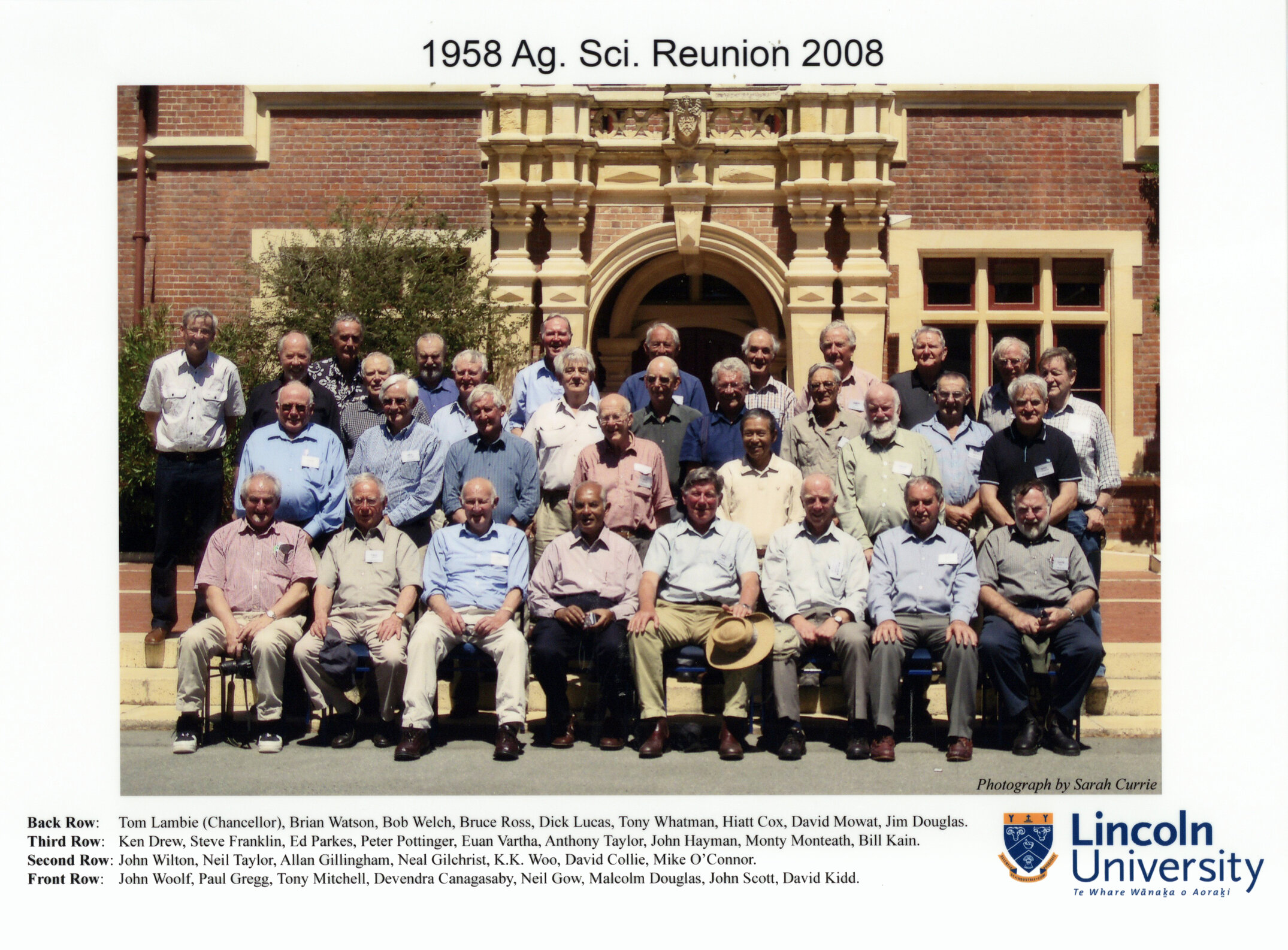 1958 AgSci Reunion, 14-16 November 2008 138