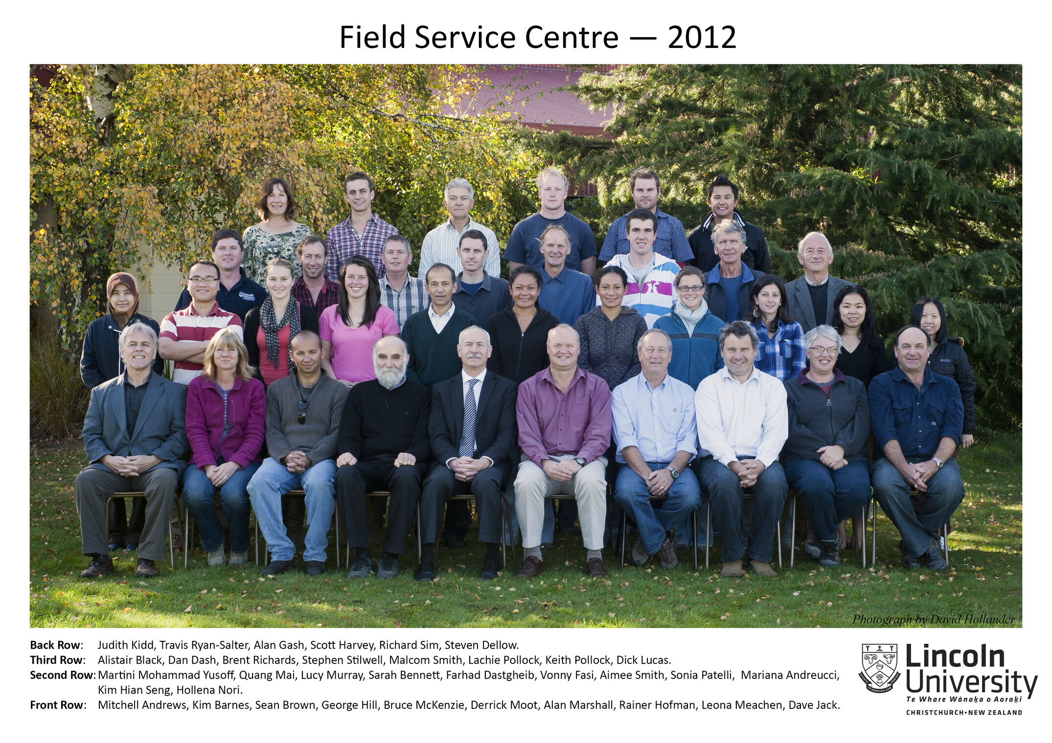 2012 Field Service Centre Research group