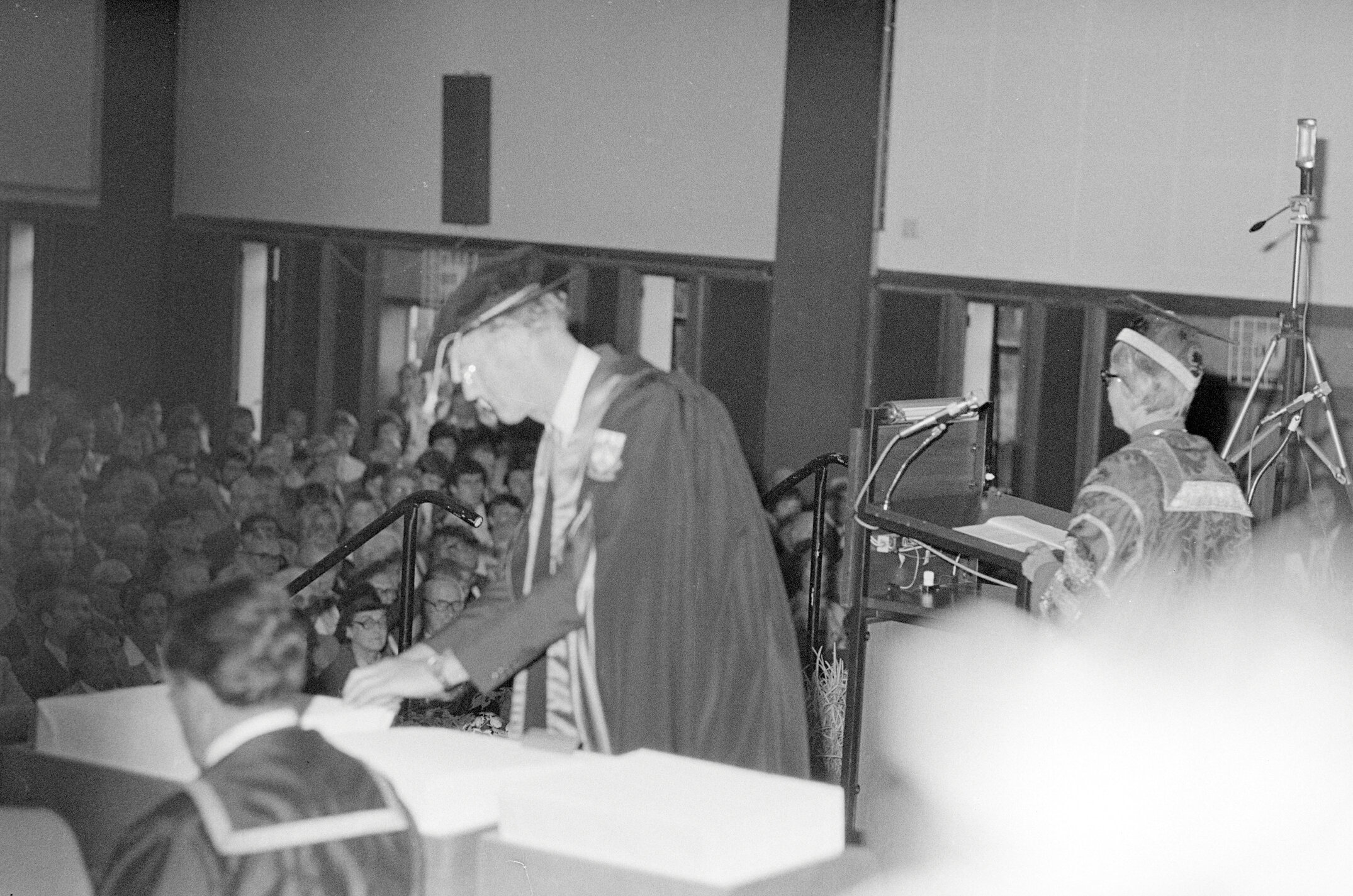 Graduation Ceremony, 1981, Held at Lincoln University Union Building (Gillespie Hall) 01