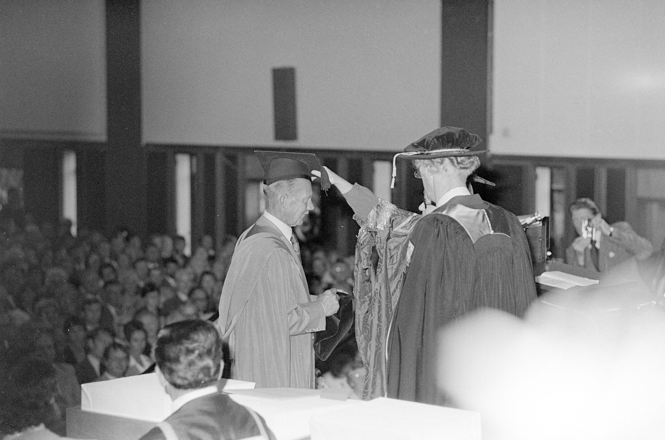 Graduation Ceremony, 1981, Held at Lincoln University Union Building (Gillespie Hall) 02