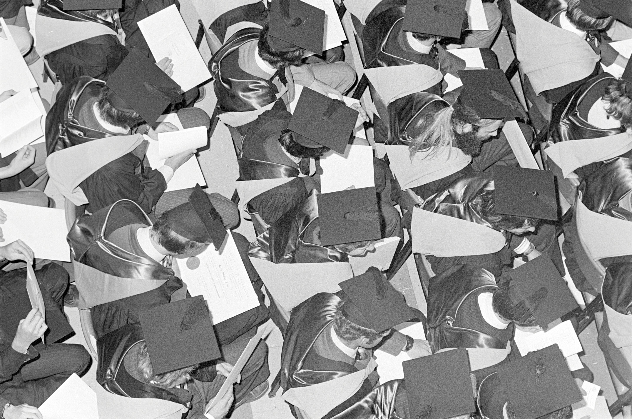 Degree Recipients at the Lincoln College Graduation Ceremony, 4 May 1979