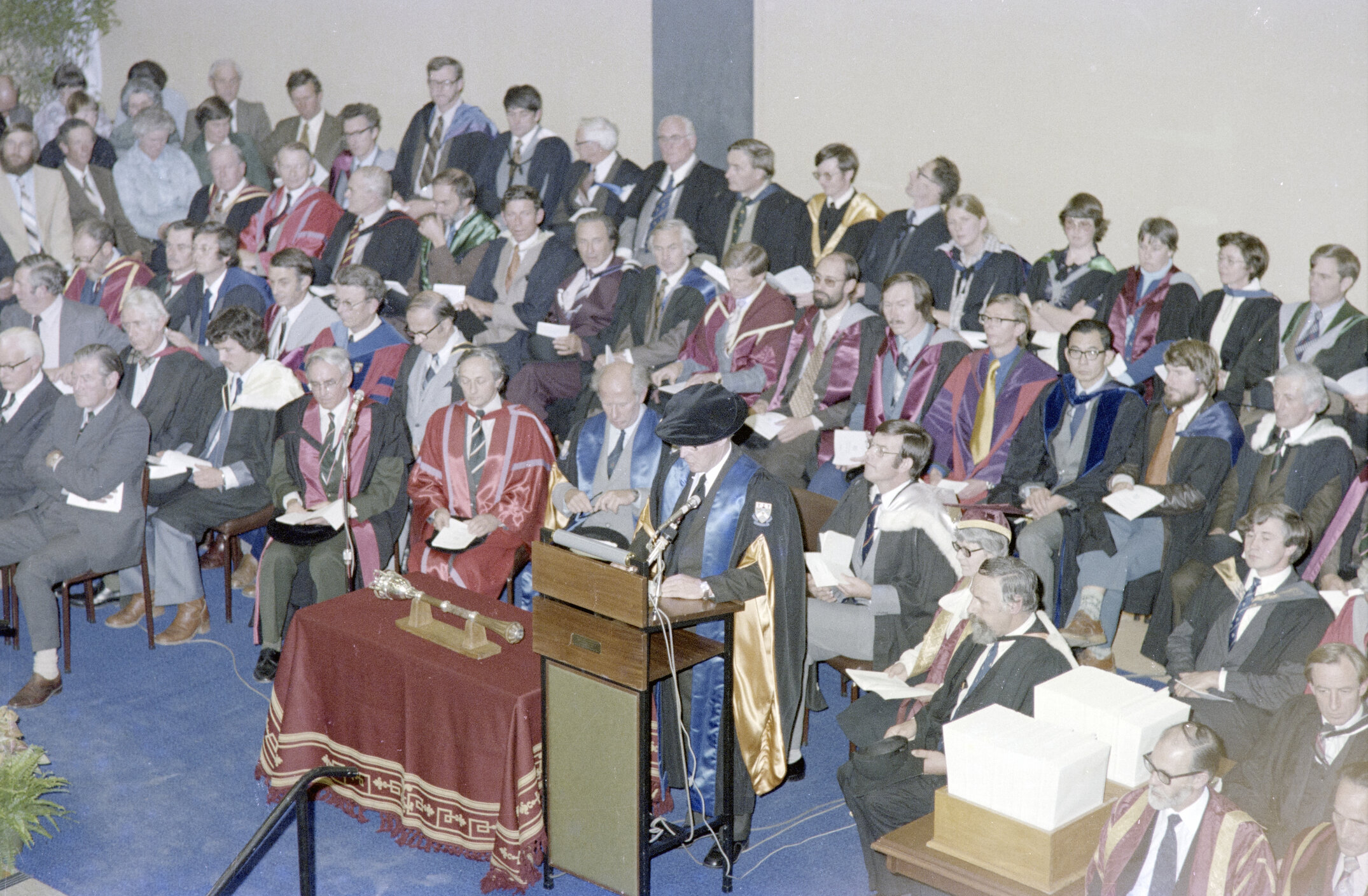 Academic Staff  During Lincoln College Graduation Ceremony, 09 May 1980 01