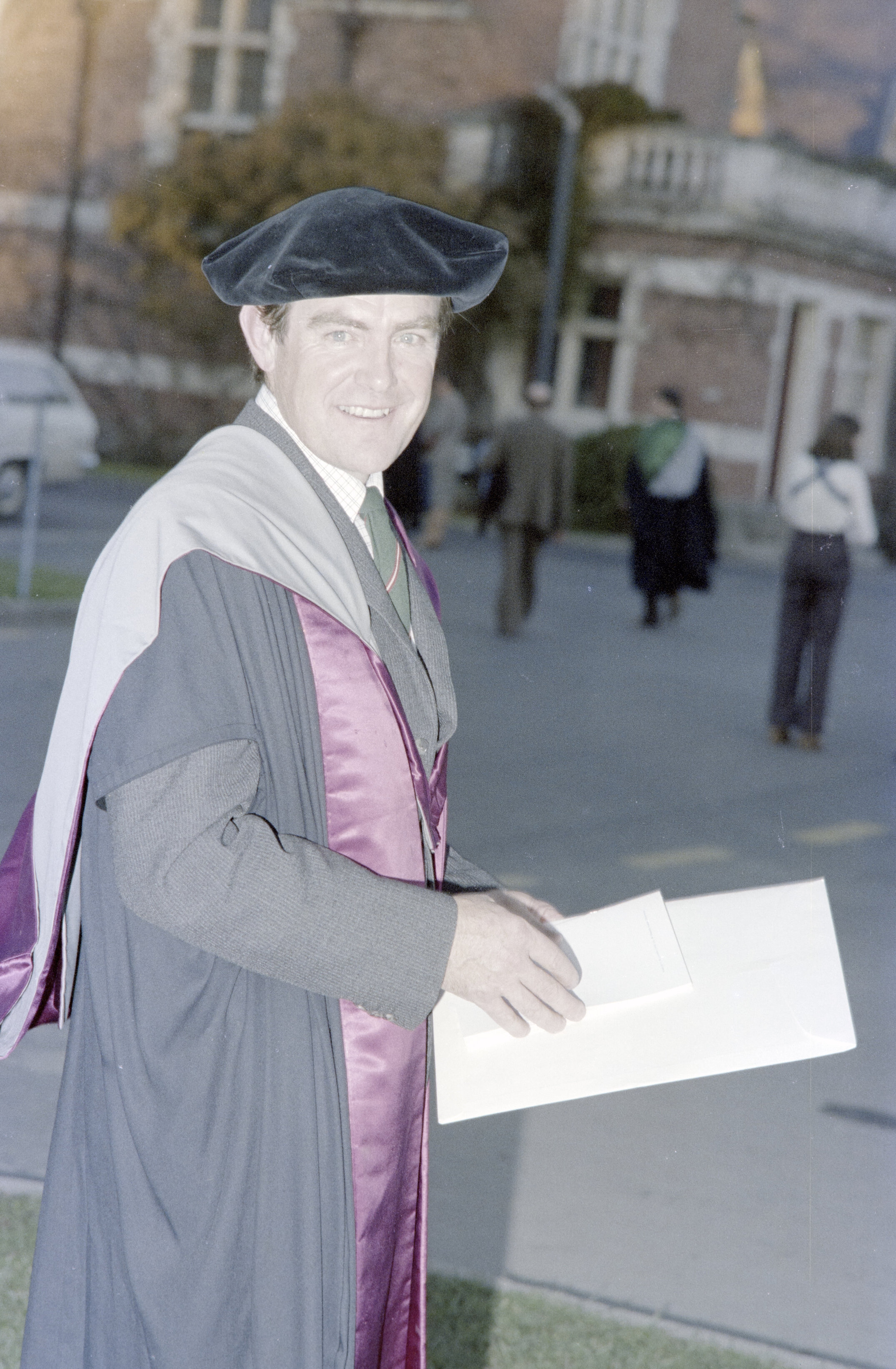 Academic Staff Member on Graduation Day, 09 May 1980