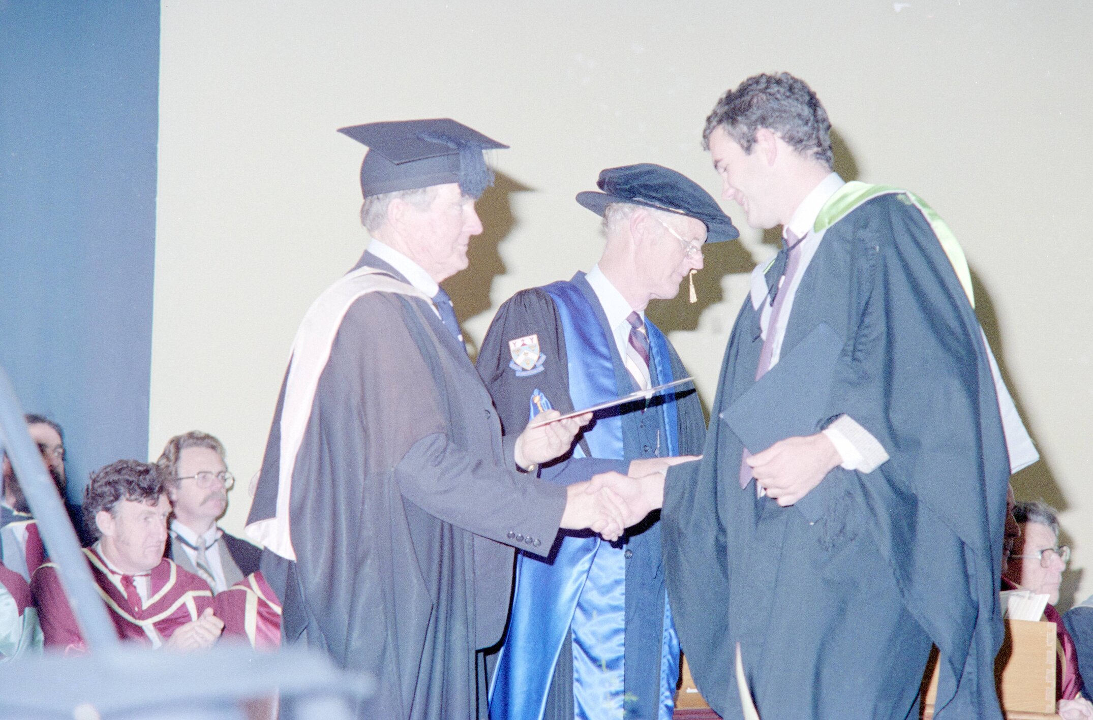 Student Receiving Degree Certificate at the 1984 Graduation Ceremony 10
