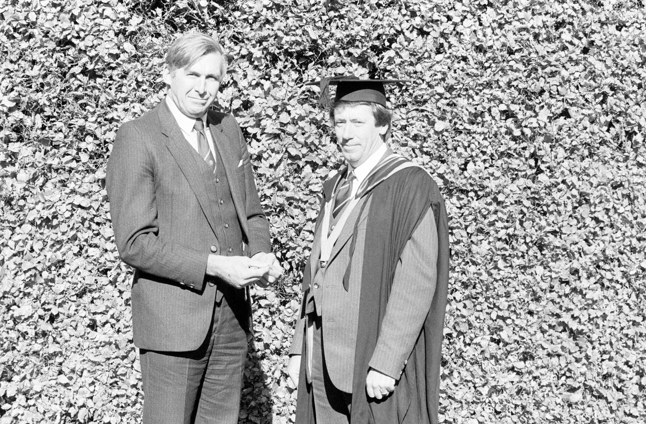 R. J. Diprose and A. R. Hutton Following the Graduation Ceremony, 04 May 1984 01
