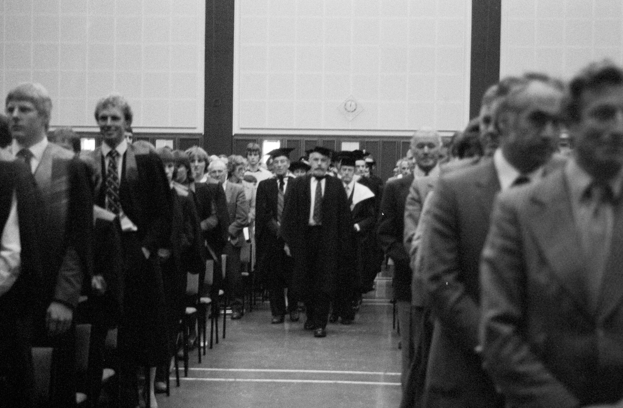 Ceremonial Entry of Academic Staff into Gillespie Hall, 04 May 1984 02