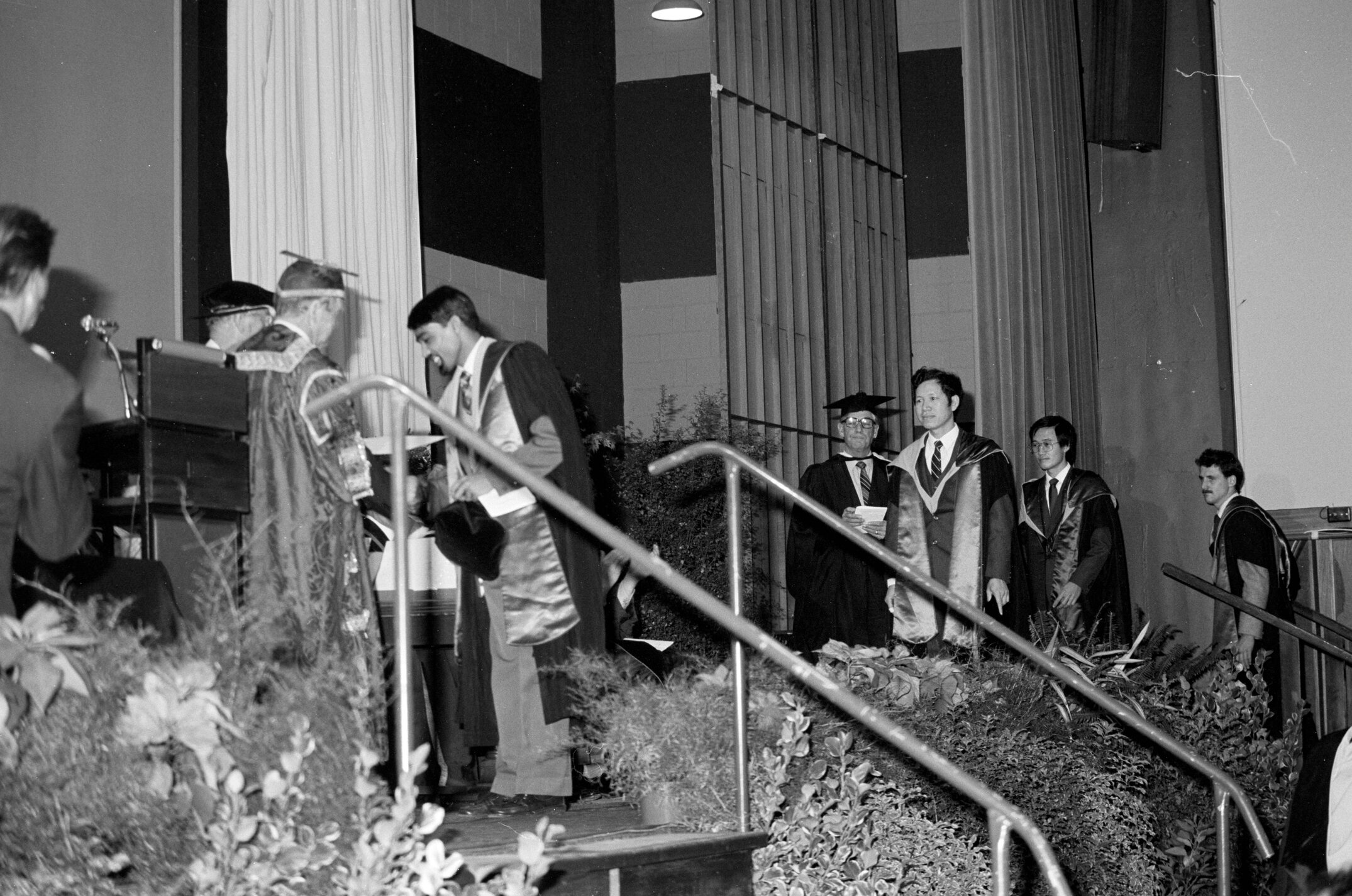 Graduate Receiving Degree Certificate, 10 May 1985 01