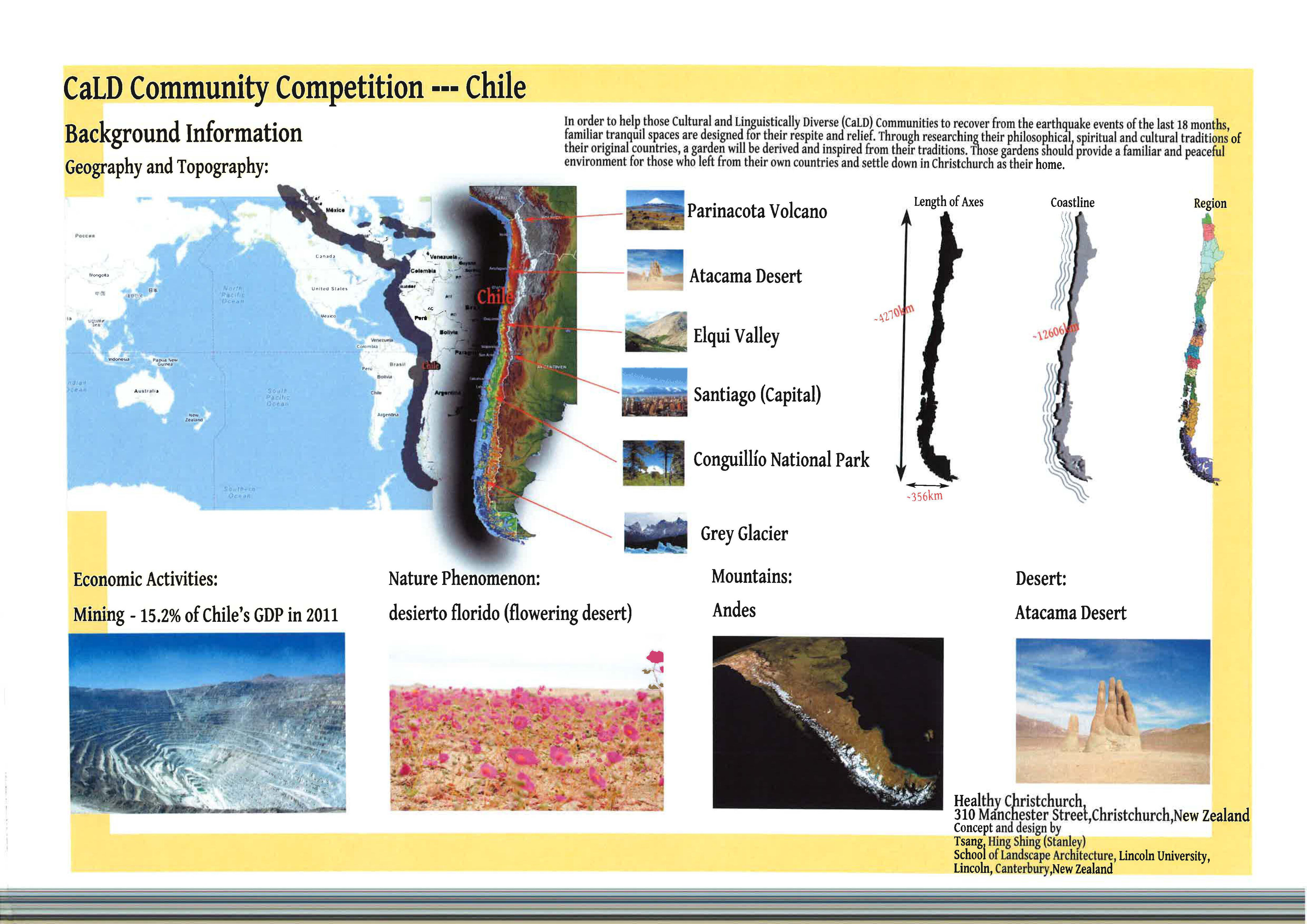 The concept design for the Latin America Garden (2nd place) by Stanley (Hing Shing Tsang)