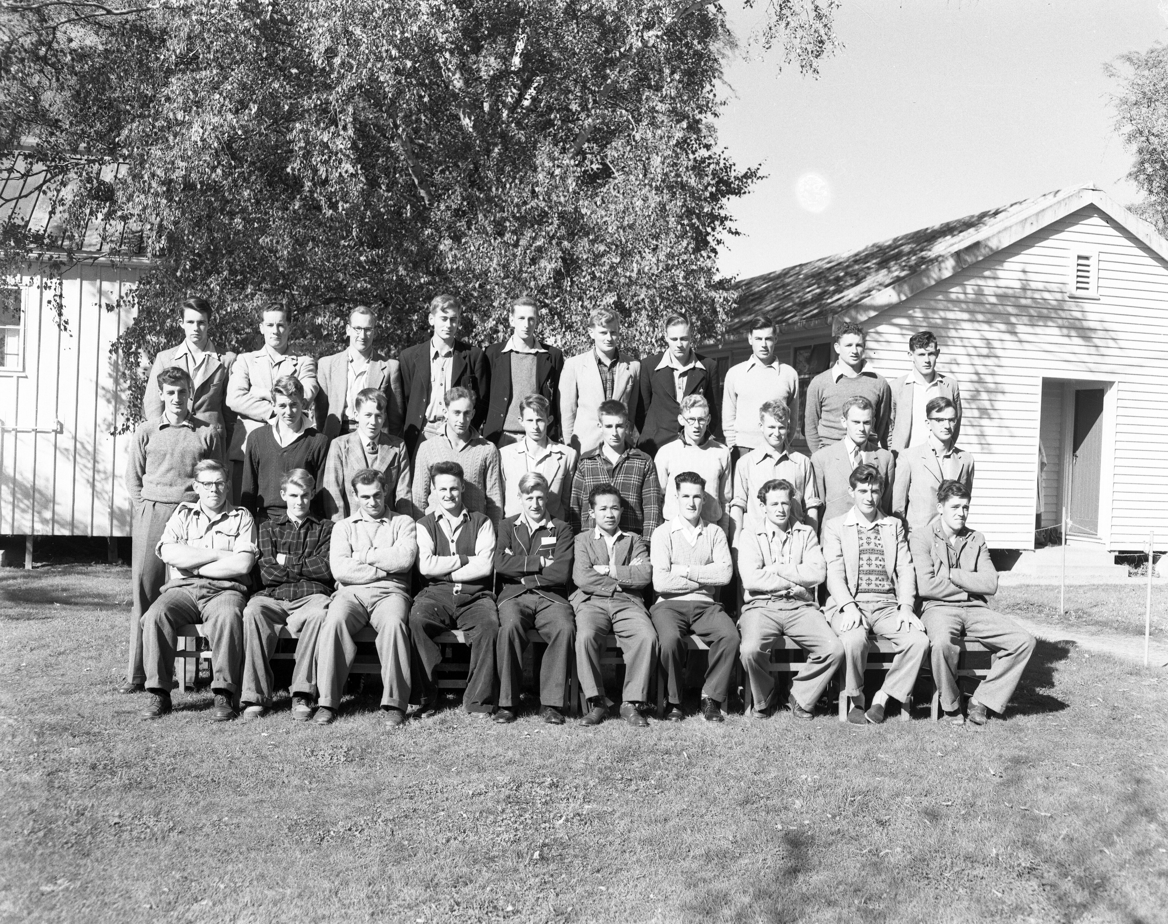 1957 Diploma-Gp B class at Canterbury Agricultural College