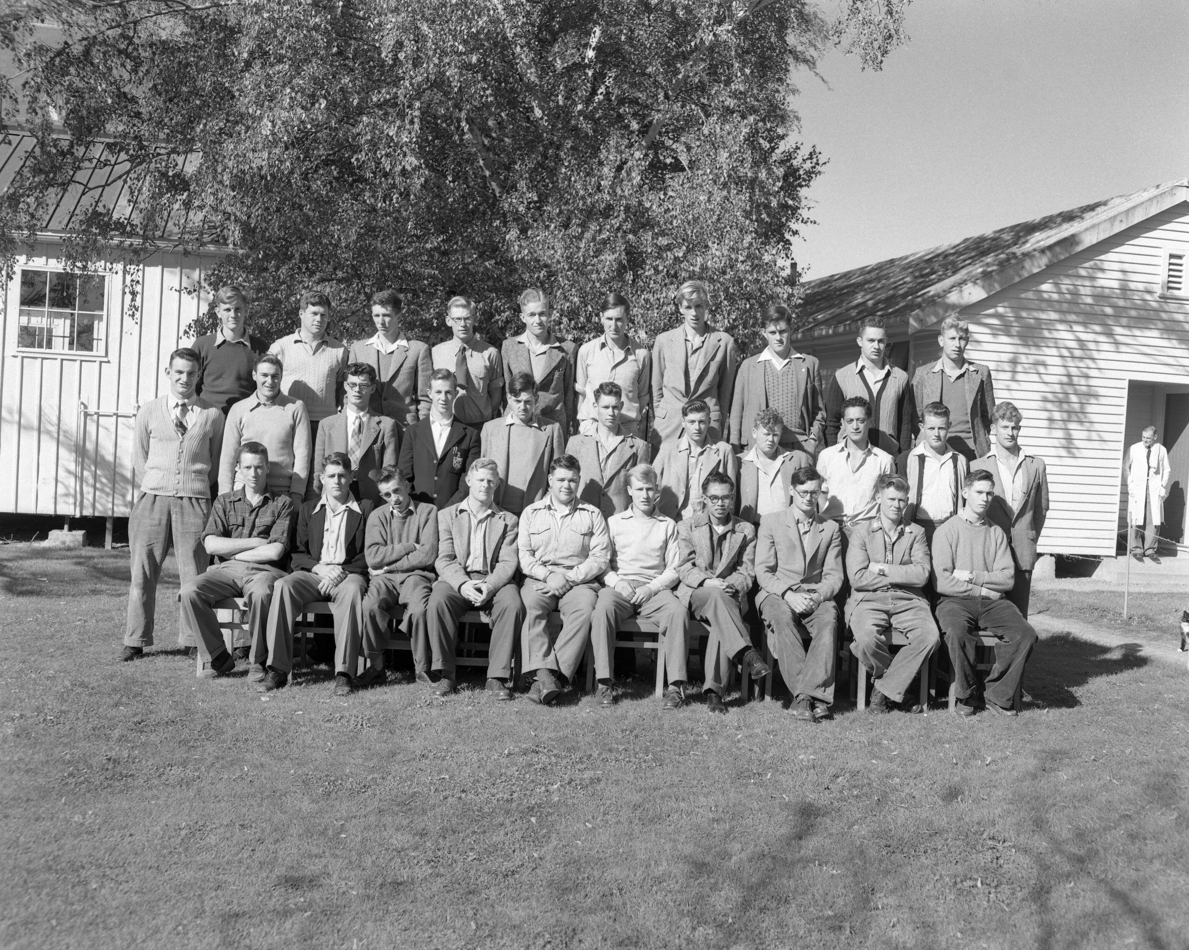 1957 Diploma 1-Gp A class at Canterbury Agricultural College